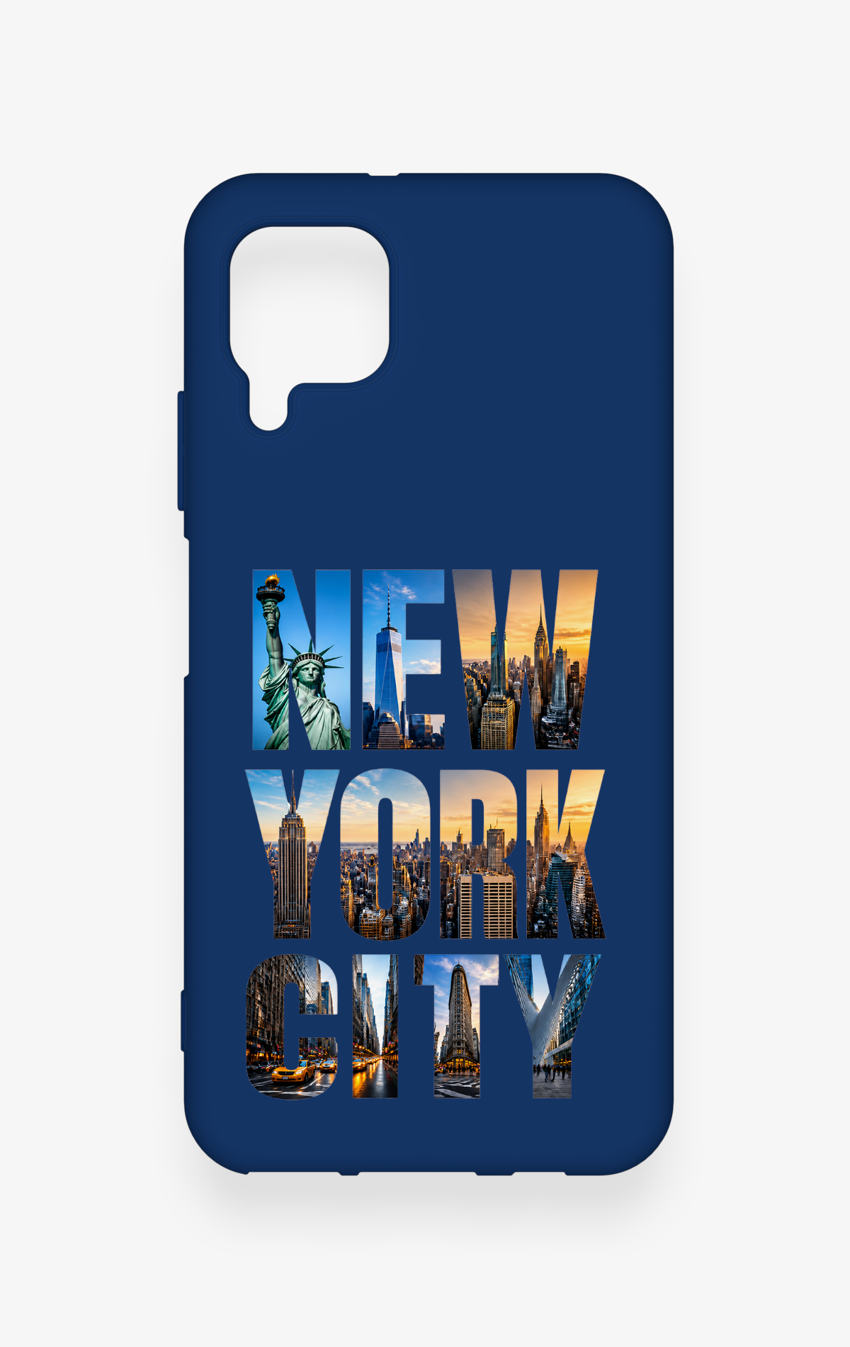 Huawei P40 Lite Uyumlu New York City Desenli Silikon Kılıf