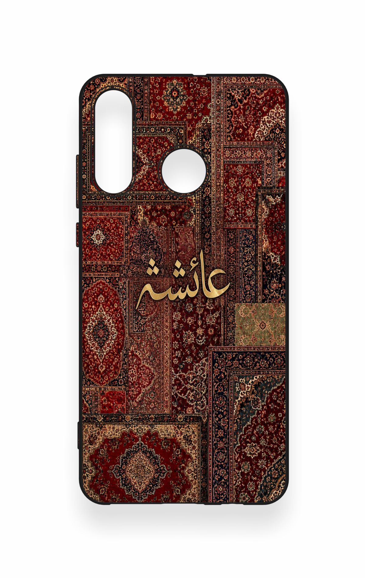 Huawei P30 Lite Uyumlu Vintage Halı Desenli Silikon Kılıf