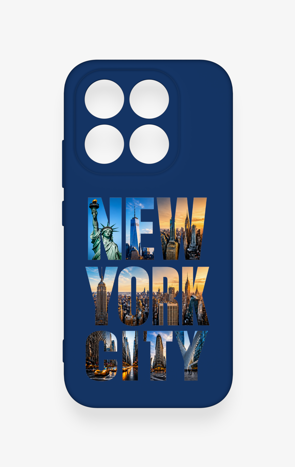 Mi 17 5G Uyumlu New York City Desenli Silikon Kılıf