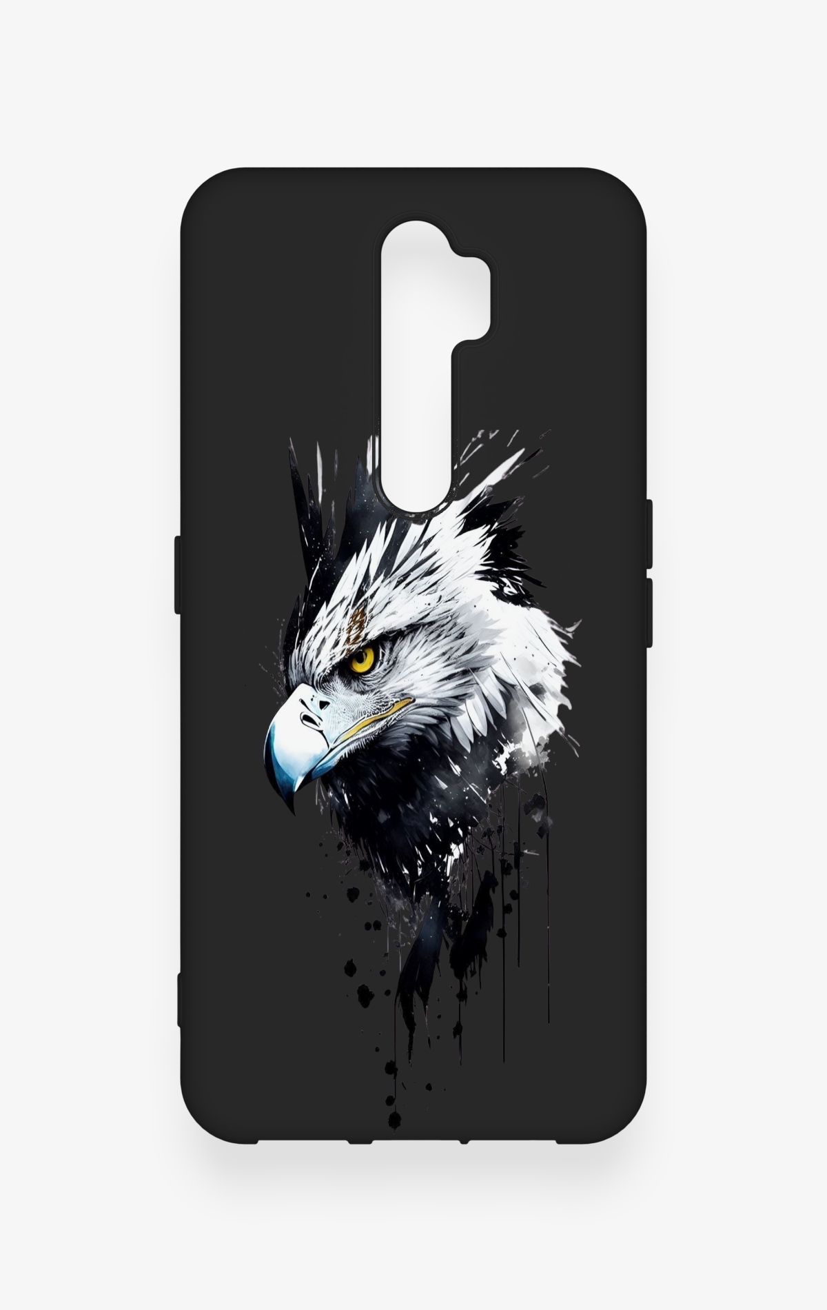 Oppo A5 2020 Uyumlu Bald Eagle Desenli Silikon Kılıf