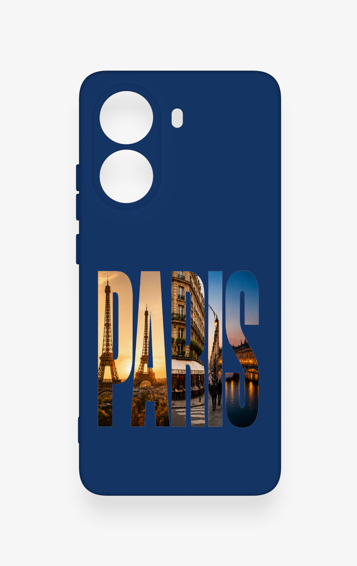 Poco X7 Pro Uyumlu Paris Desenli Silikon Kılıf