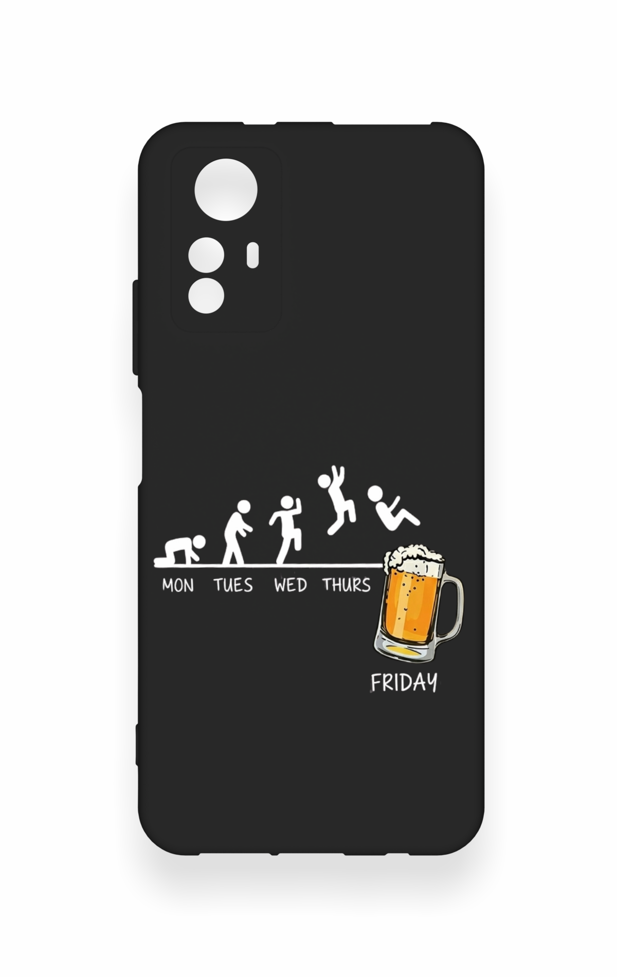 Redmi Note 12S Uyumlu Fun Day Friday Desenli Silikon Kılıf