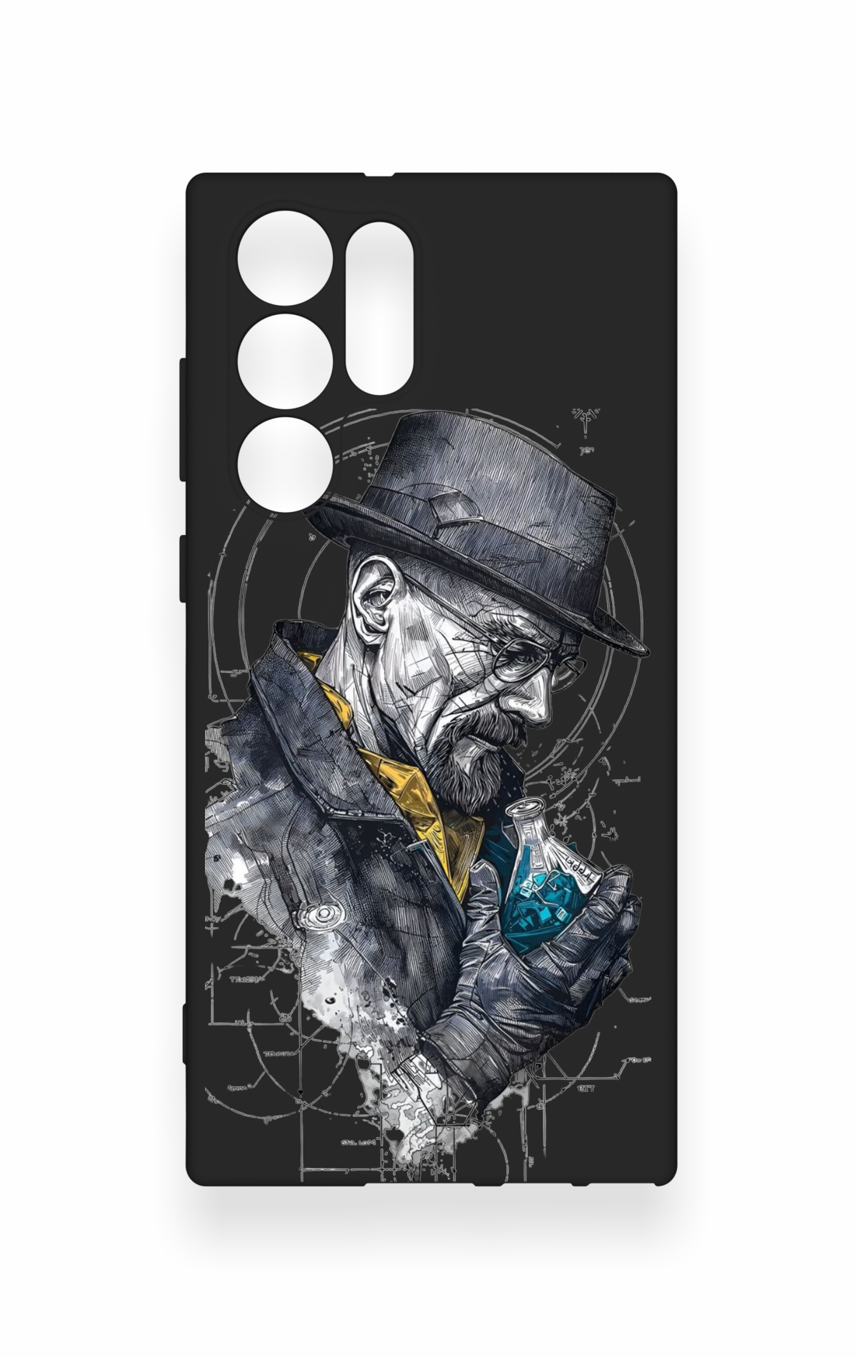 Samsung S22 Ultra Uyumlu Walter White Desenli Silikon Kılıf