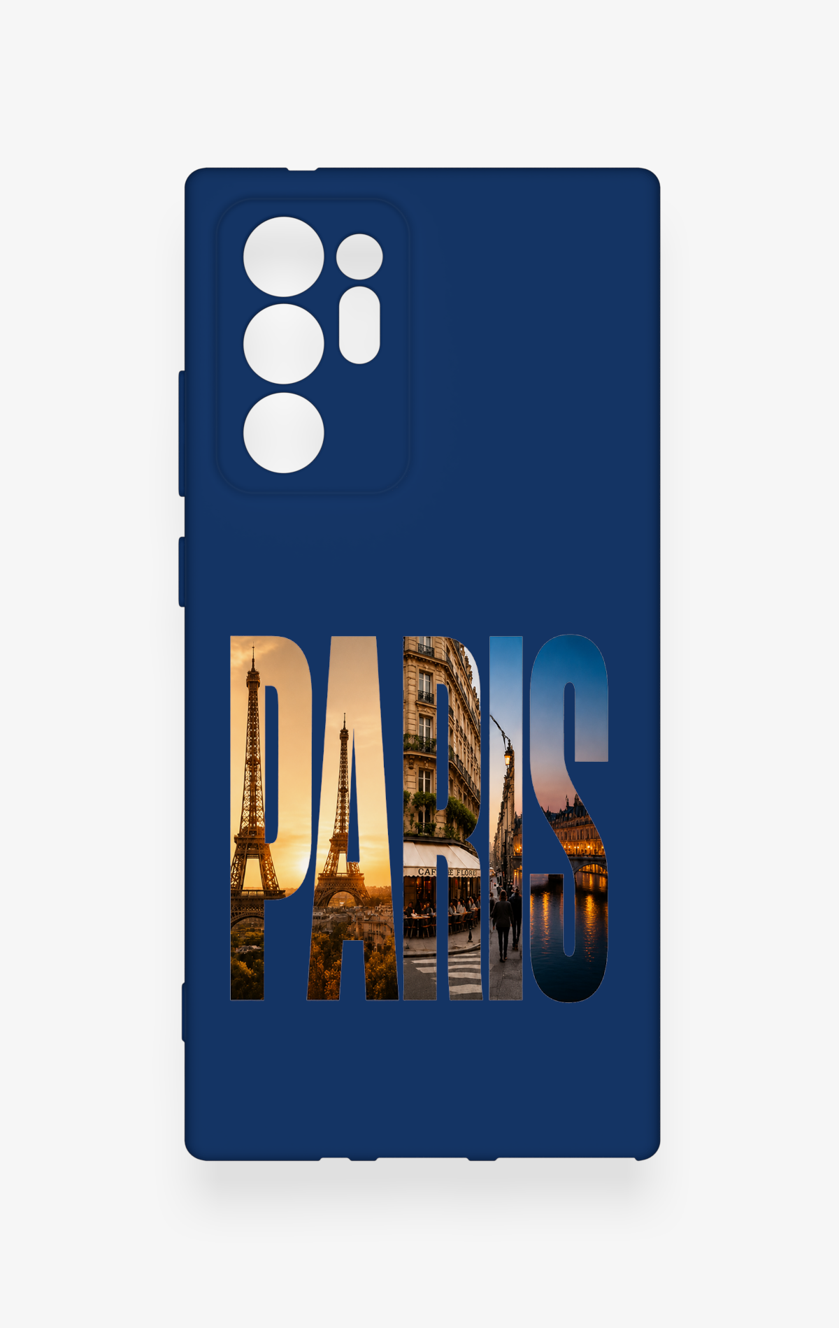 Samsung Note 20 Ultra Uyumlu Paris Desenli Silikon Kılıf