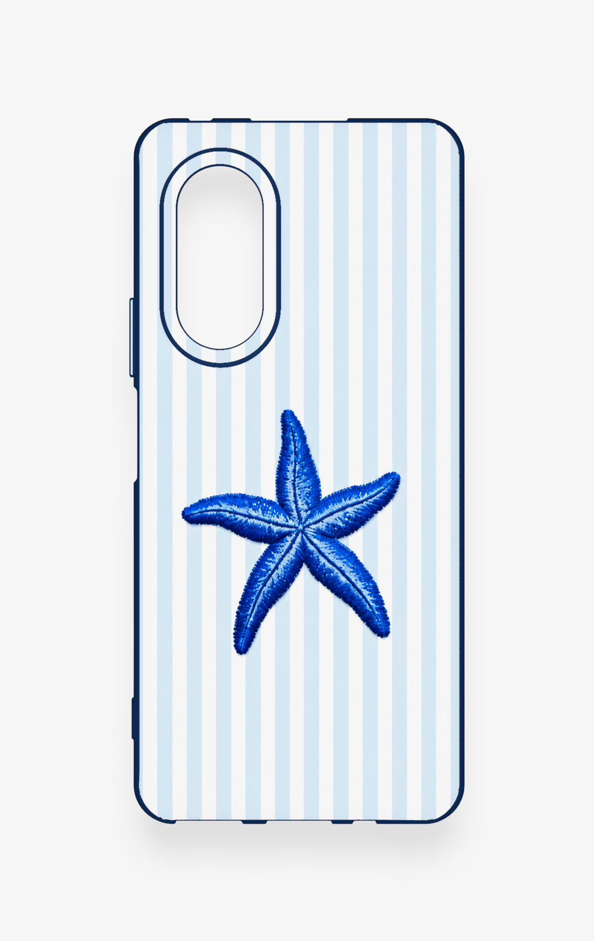 Huawei Nova 9Se Uyumlu Mavi Deniz Yıldızı Desenli Silikon Kılıf