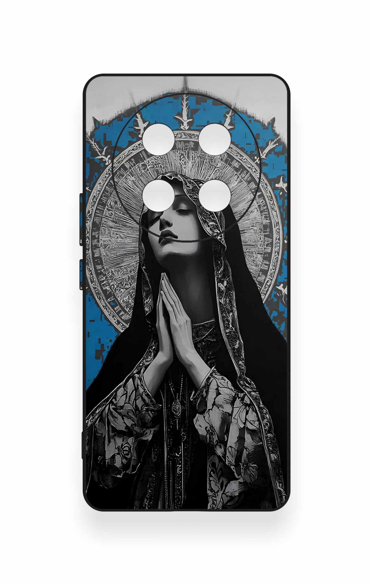 Honor Magic 7 Lite 5G Uyumlu Rahibe Desenli Silikon Kılıf