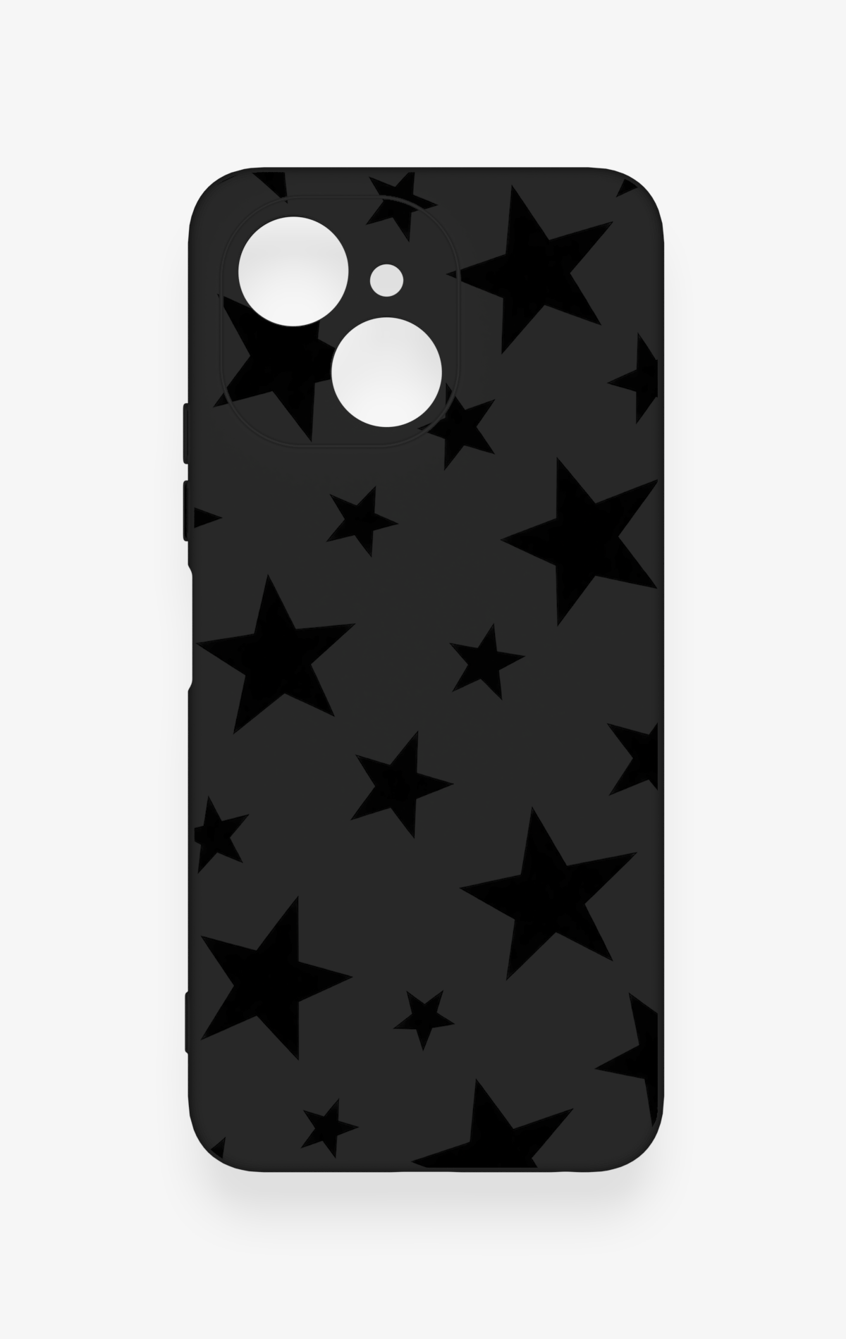 Tecno Spark 40C Uyumlu Siyah Star Desenli Silikon Kılıf