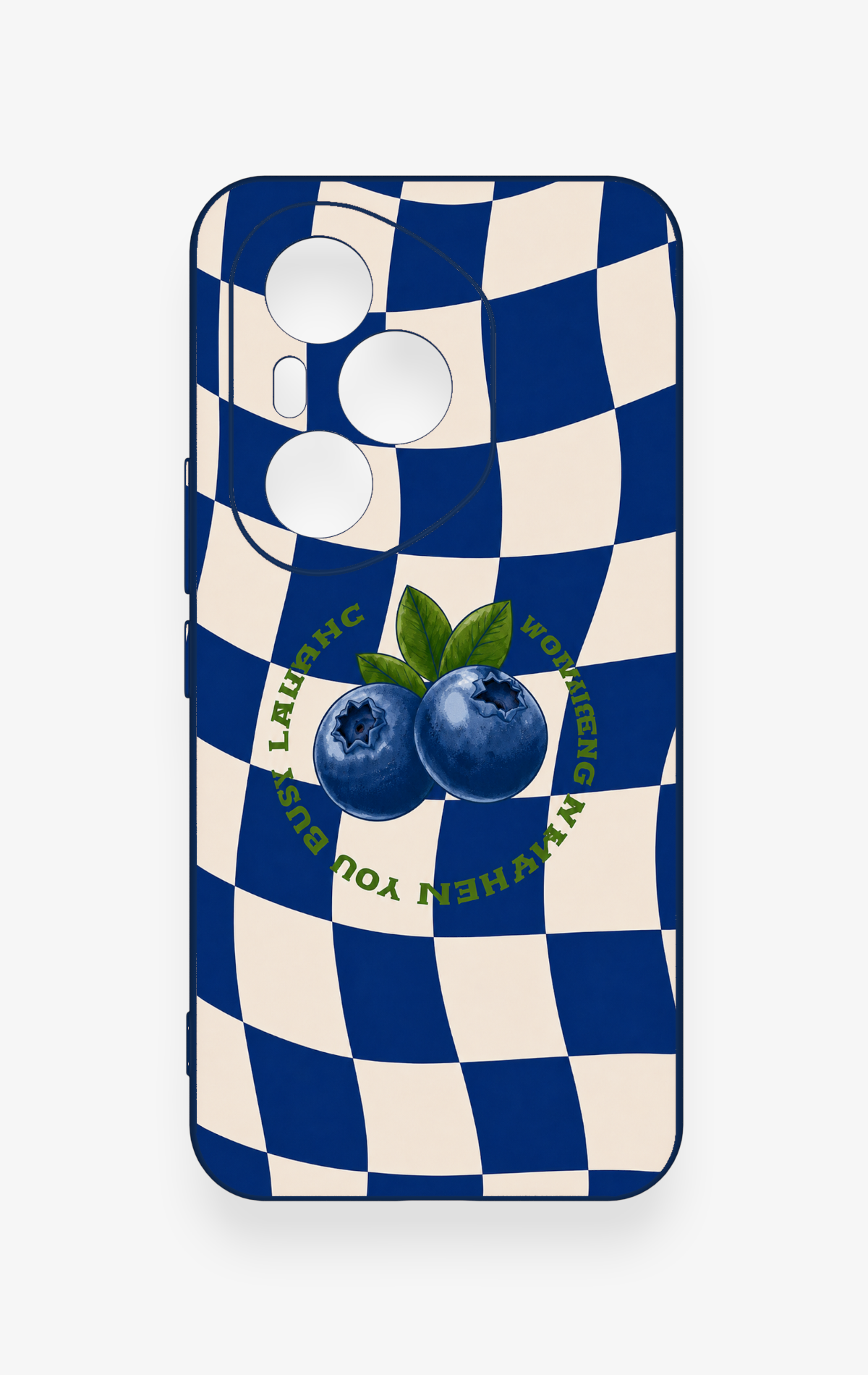 Honor 400 Pro Uyumlu Yaban Mersini Desenli Silikon Kılıf