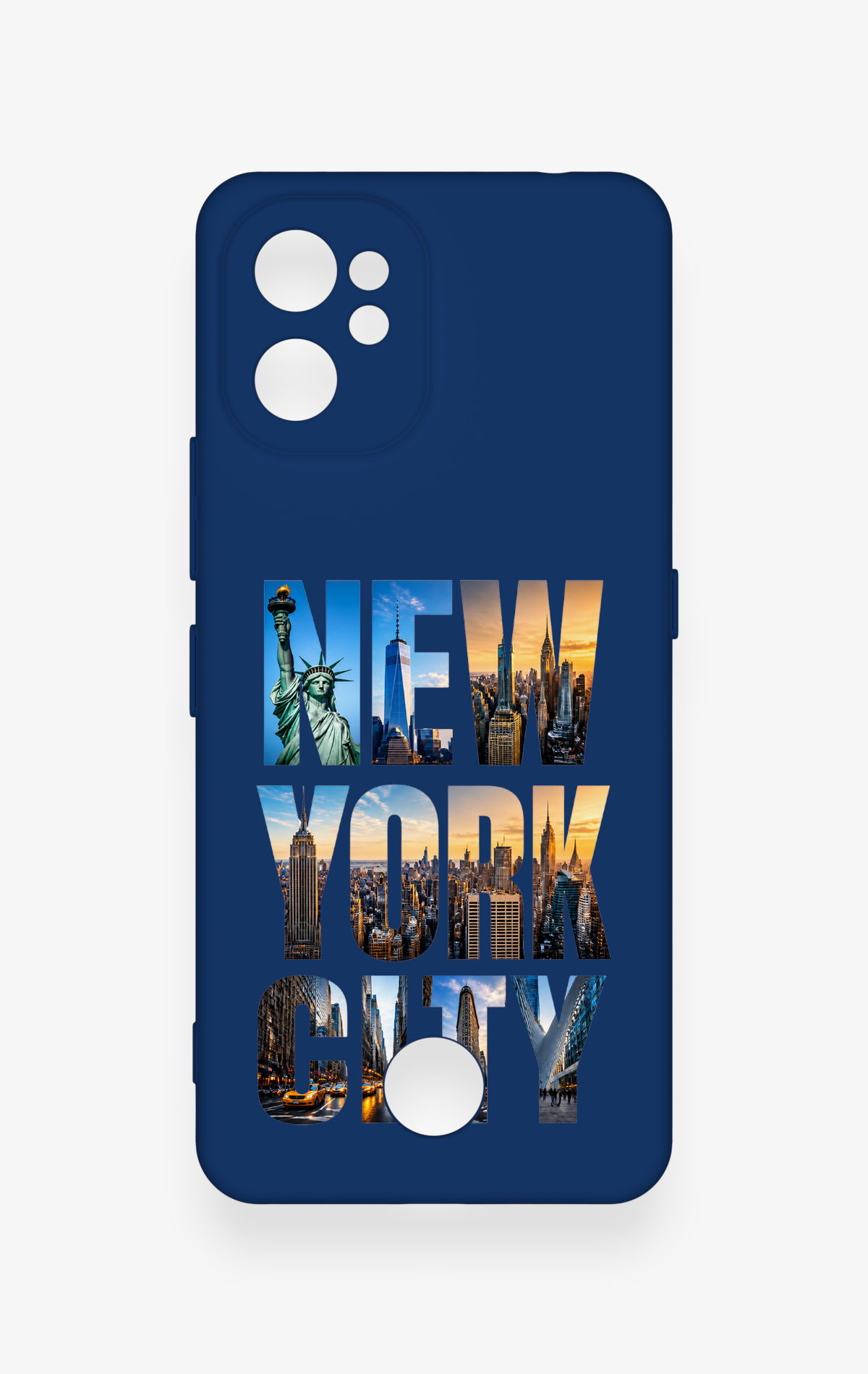 Reeder S19 Max Pro Uyumlu New York City Desenli Silikon Kılıf
