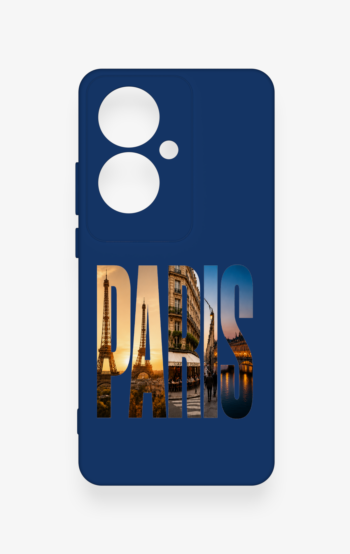 Oppo Reno 11F Uyumlu Paris Desenli Silikon Kılıf