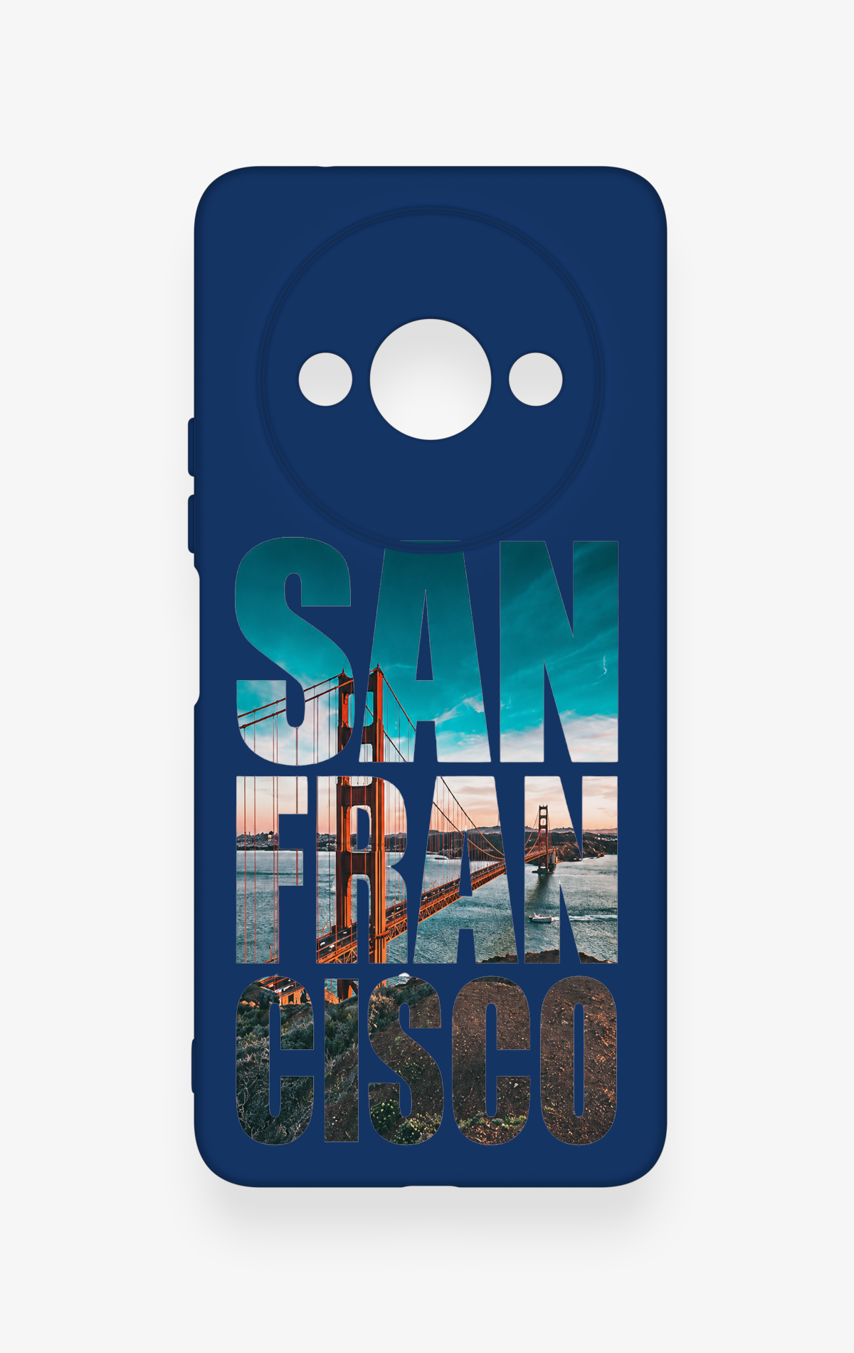 Redmi A3 Uyumlu San Francisco Desenli Silikon Kılıf