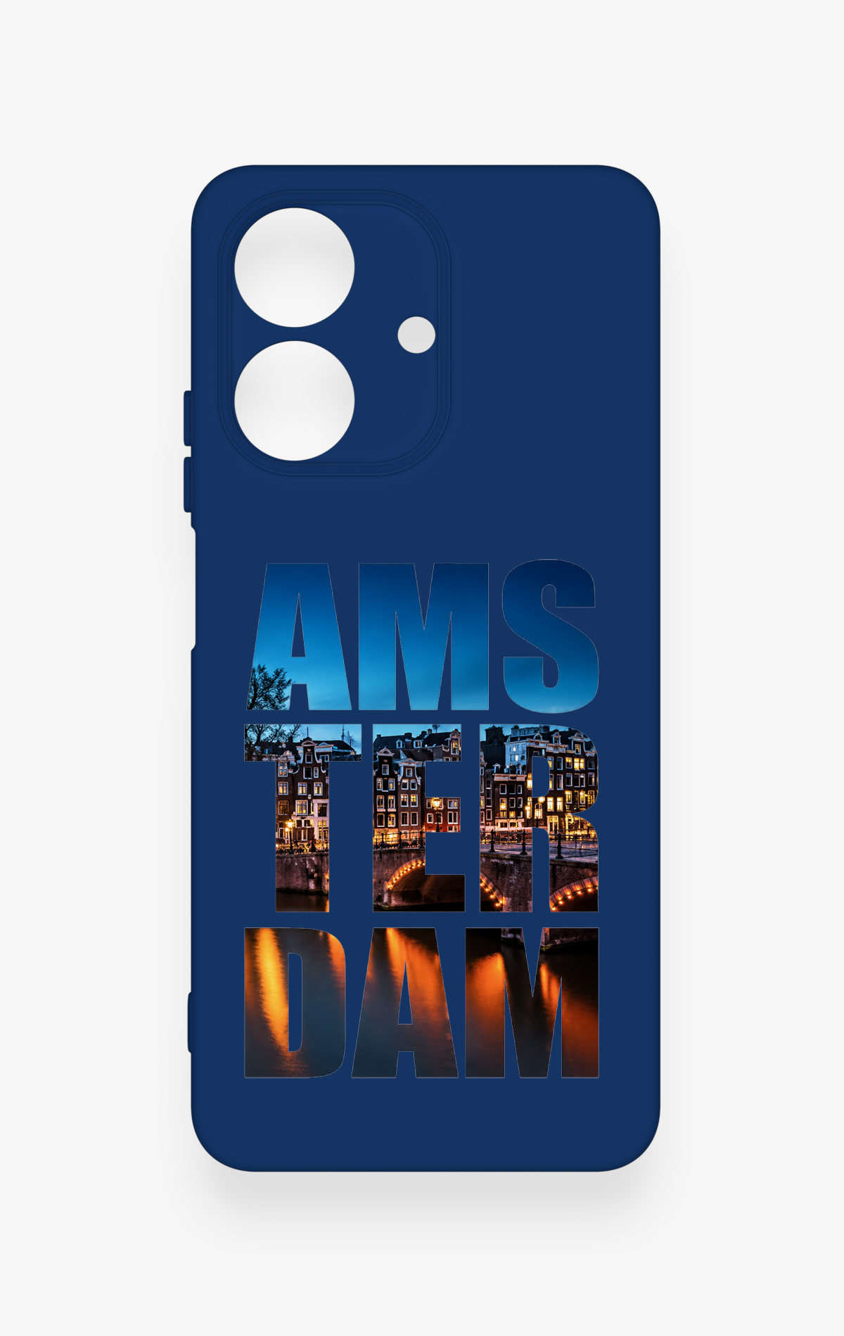 Realme Note 60 Uyumlu Amsterdam Desenli Silikon Kılıf