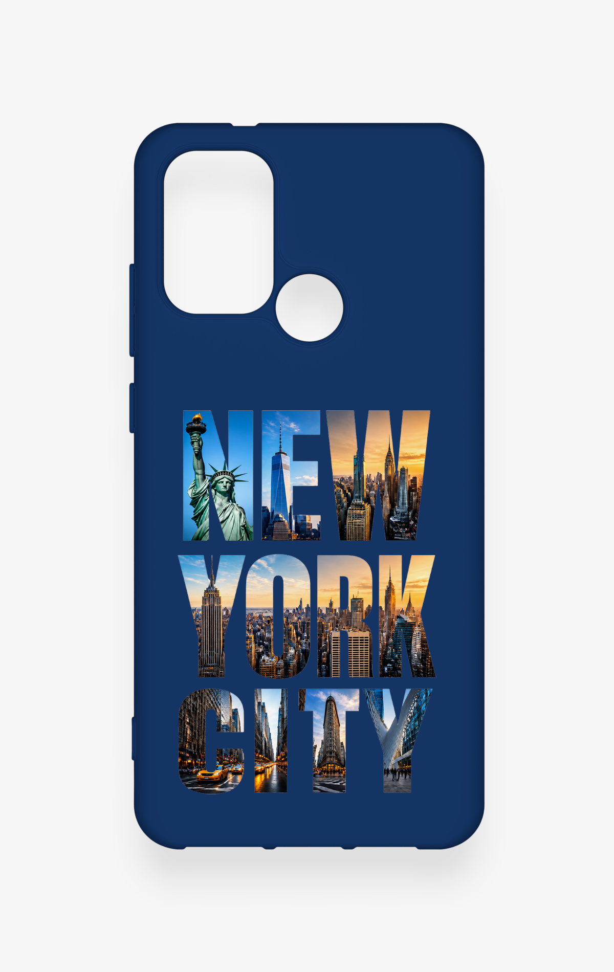 Casper Via F20 Uyumlu New York City Desenli Silikon Kılıf