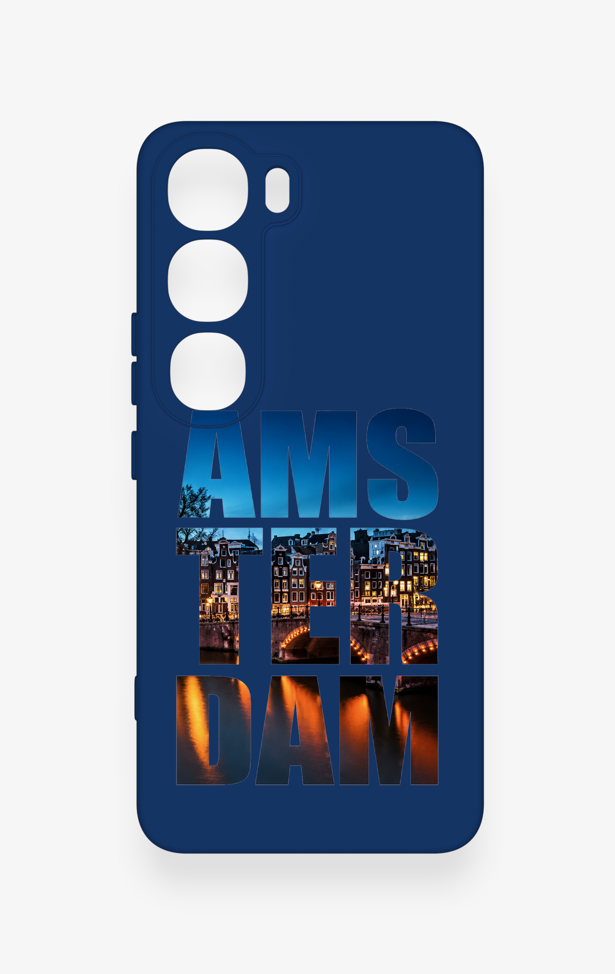 Vivo V40 Lite 5G Uyumlu Amsterdam Desenli Silikon Kılıf