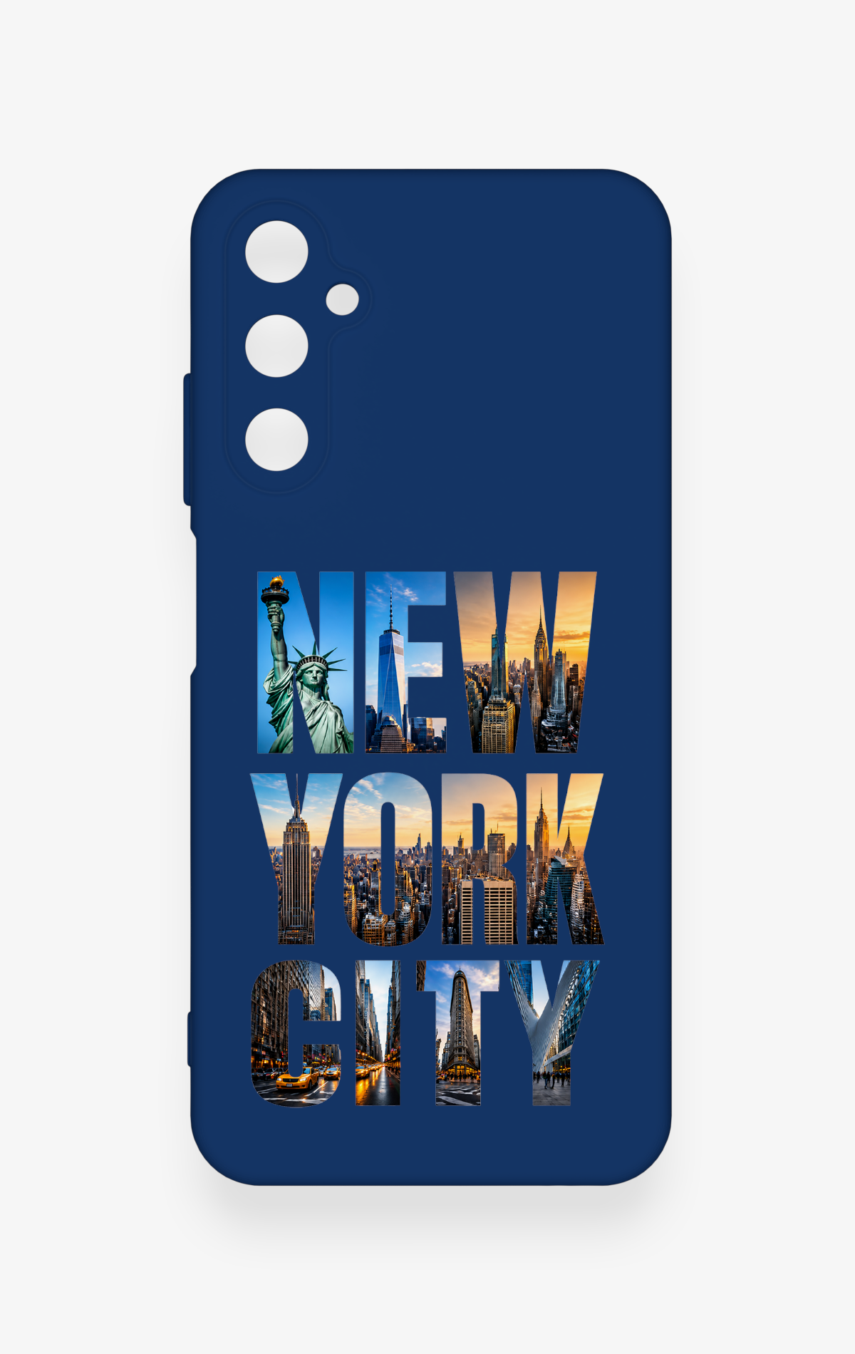 Samsung A05s Uyumlu New York City Desenli Silikon Kılıf