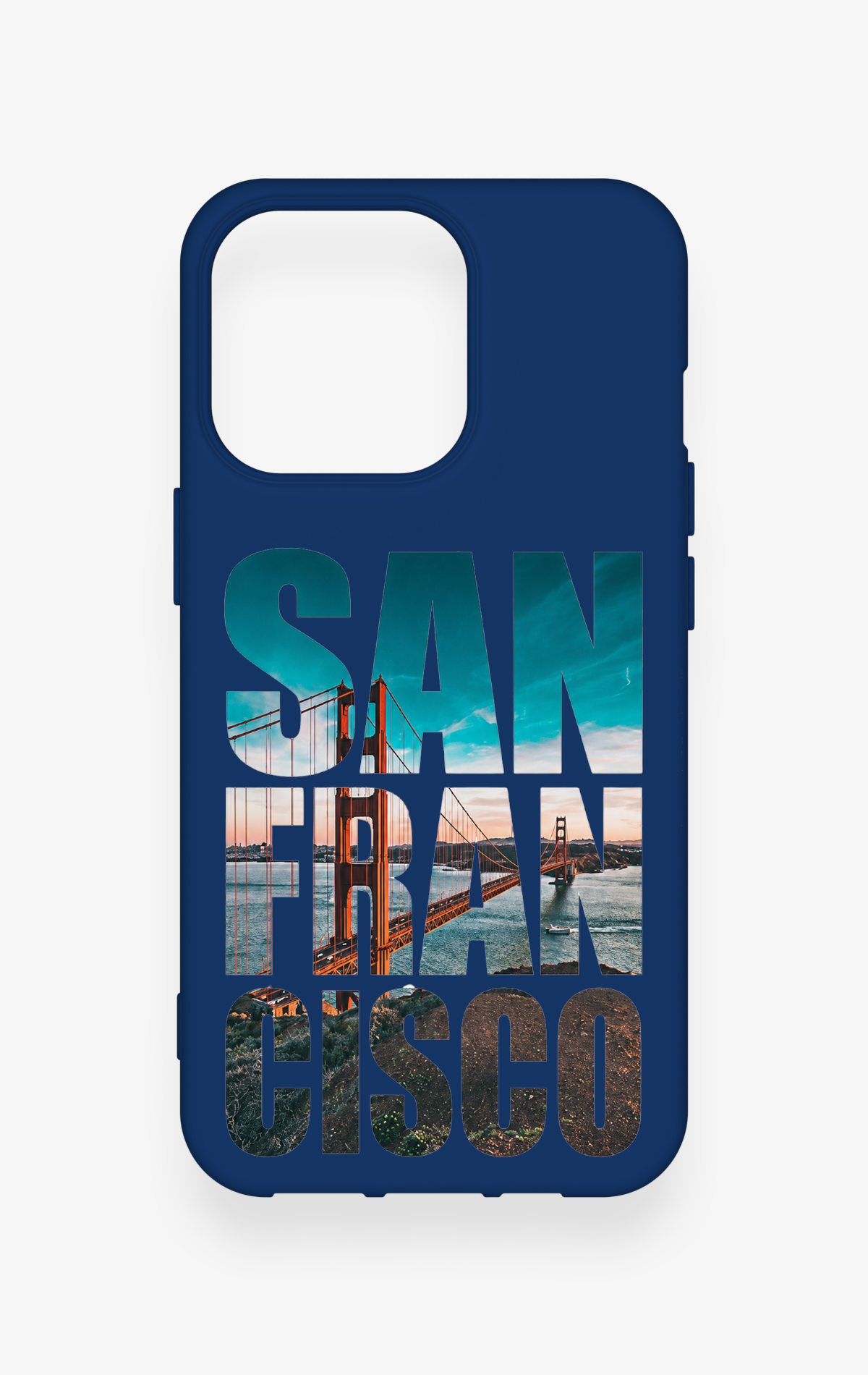 iPhone 13 Pro Uyumlu San Francisco Desenli Silikon Kılıf