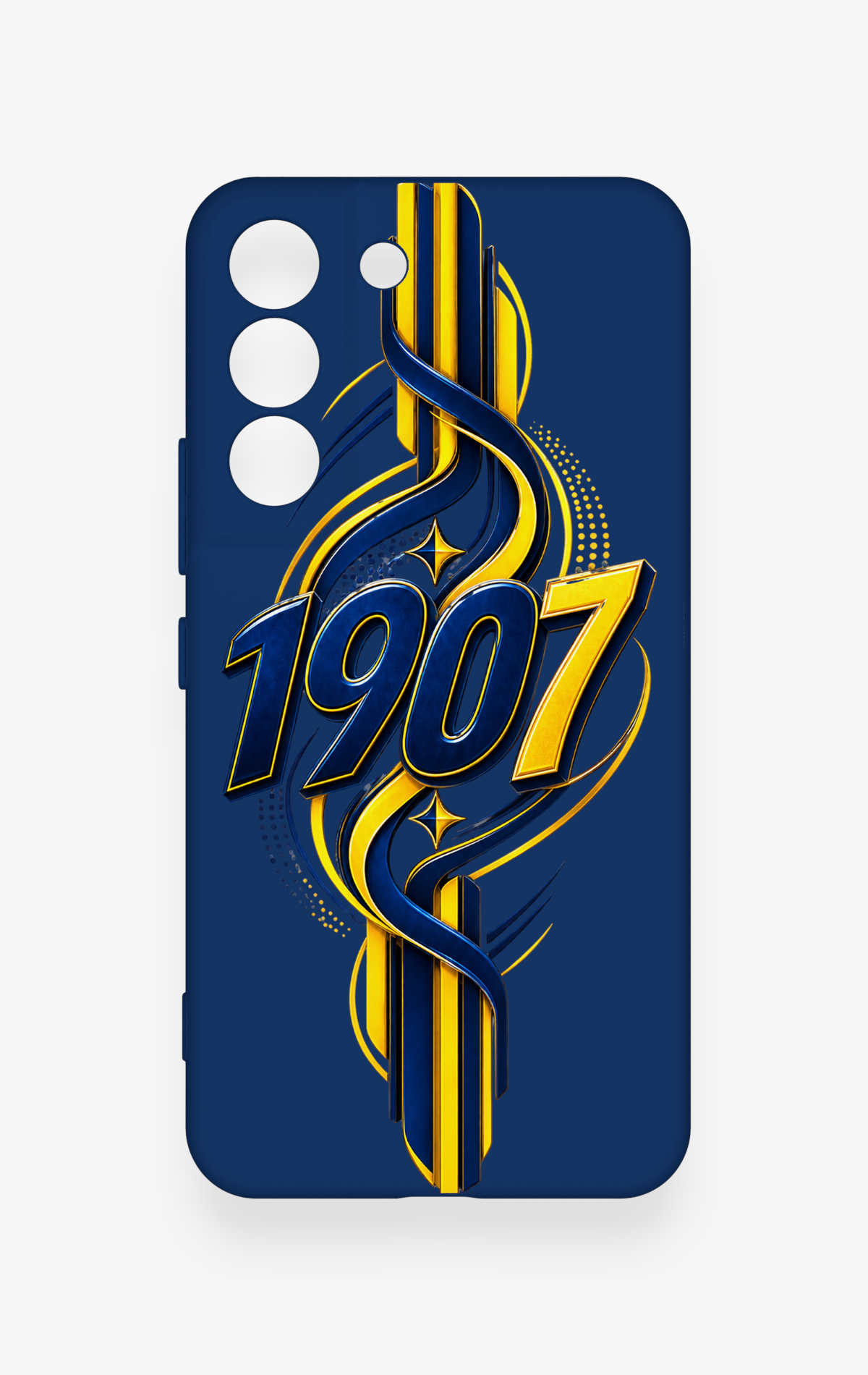 Samsung S22 Uyumlu FB-1907 Desenli Silikon Kılıf