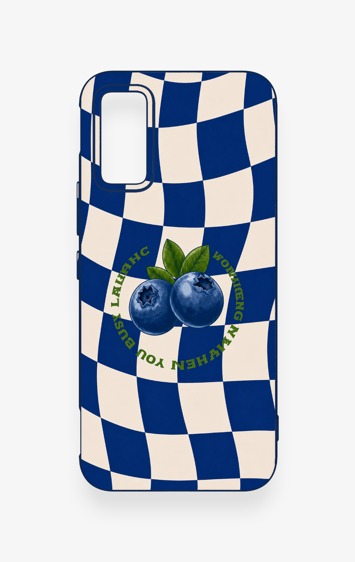 İnfinix Gt 30 Pro Uyumlu Yaban Mersini Desenli Silikon Kılıf
