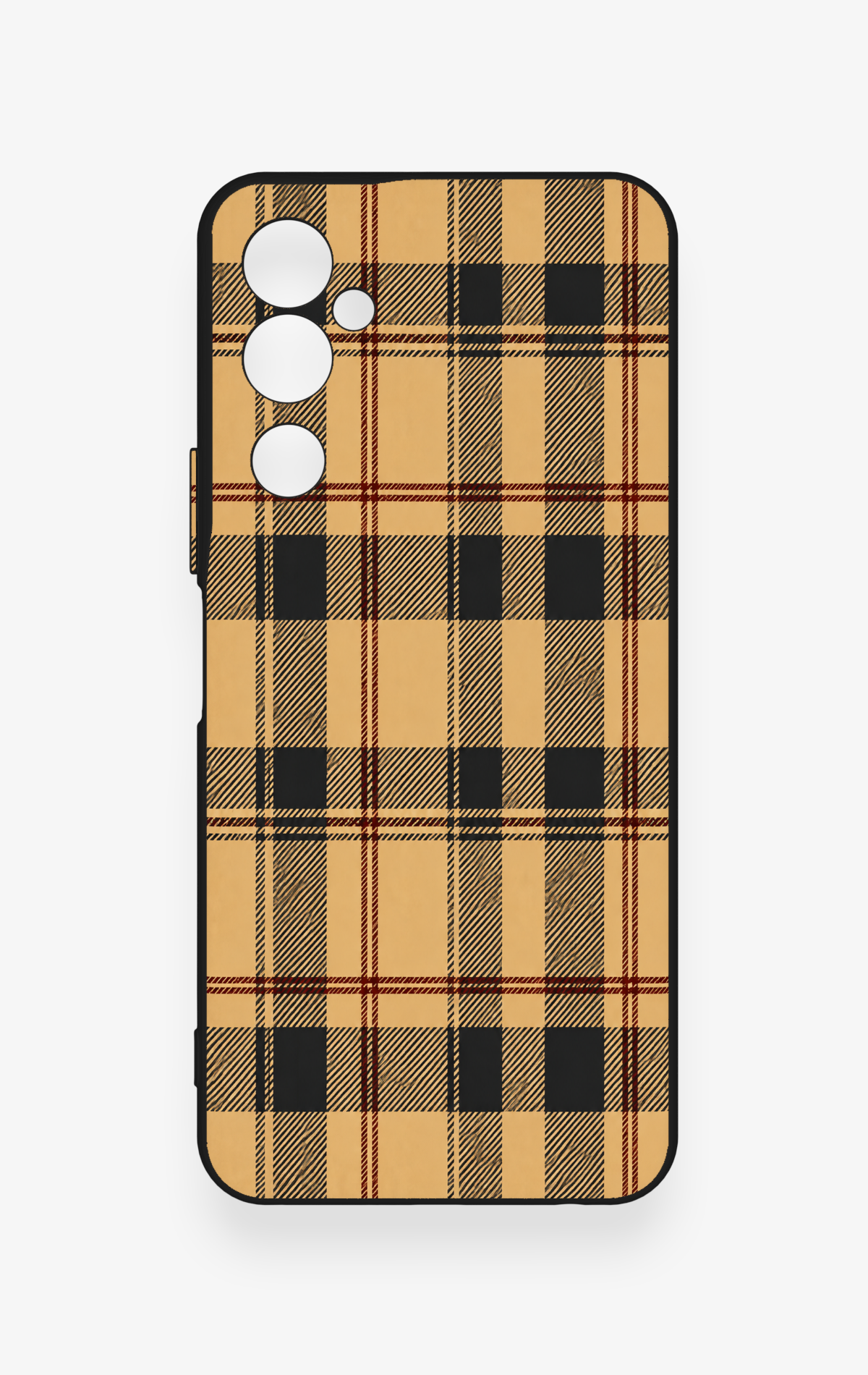Tecno Pova Neo 2 Uyumlu Burberry Ekose Desenli Silikon Kılıf