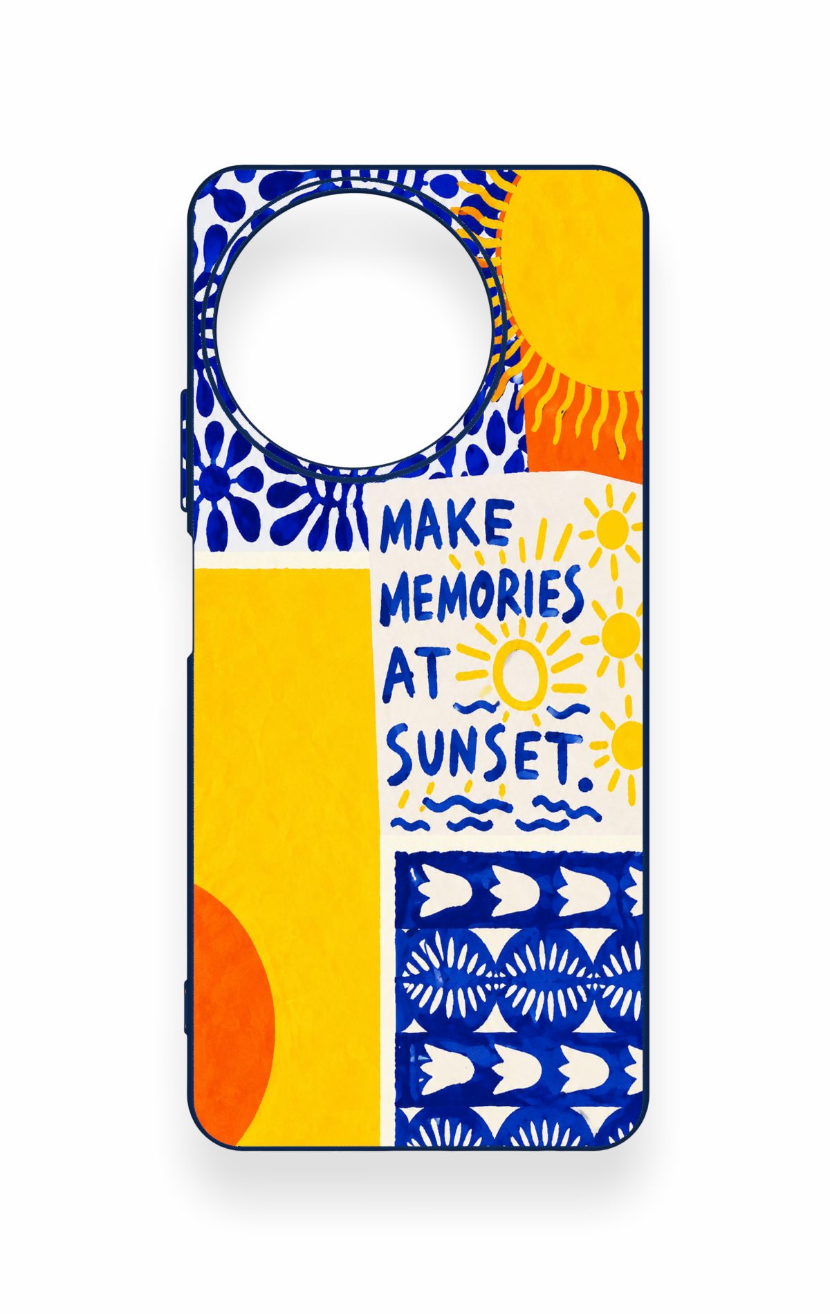 Realme 11 Uyumlu Sunset Desenli Silikon Kılıf