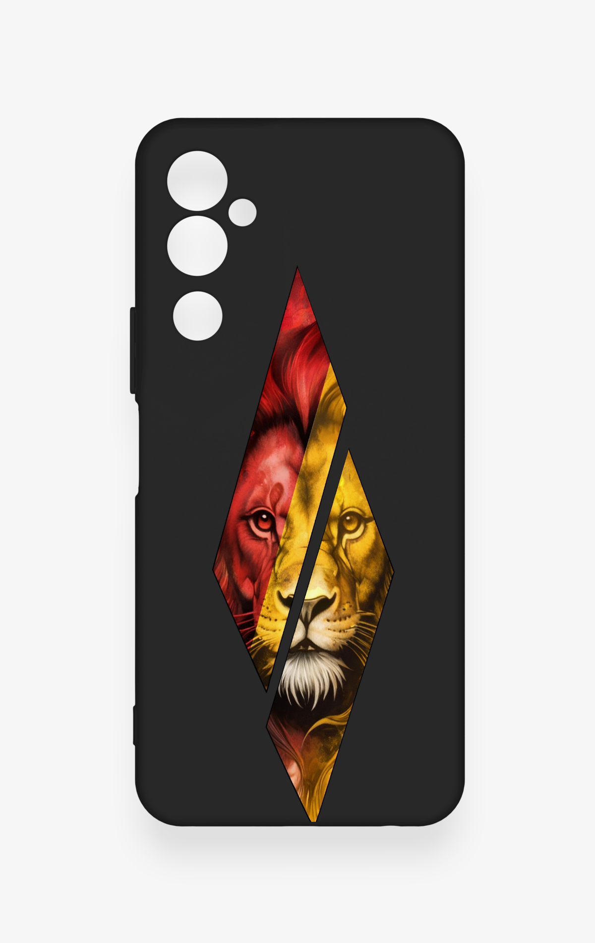 Tecno Pova Neo 2 Uyumlu Kesik Aslan Desenli Silikon Kılıf