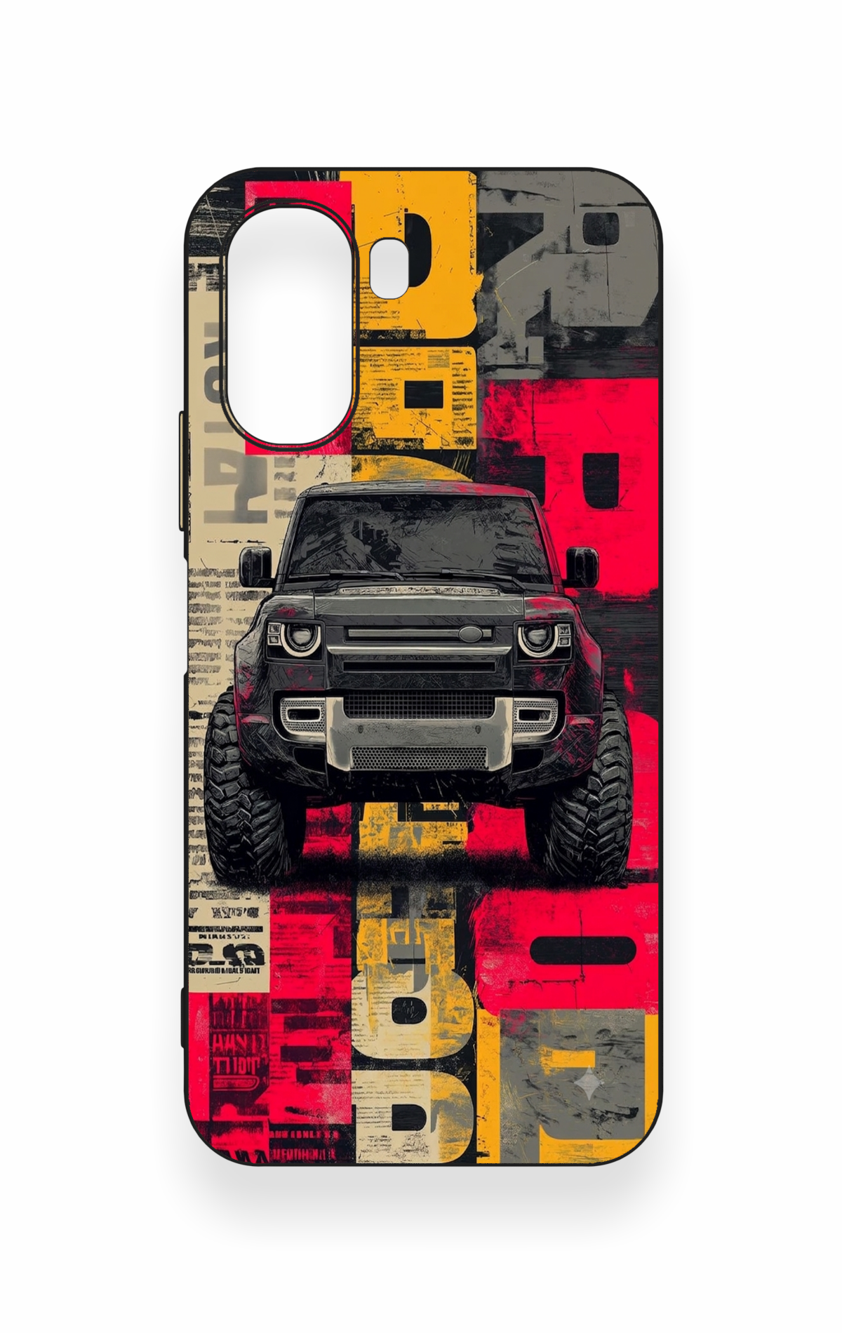 Oppo A6T Uyumlu Defender Truck Desenli Silikon Kılıf