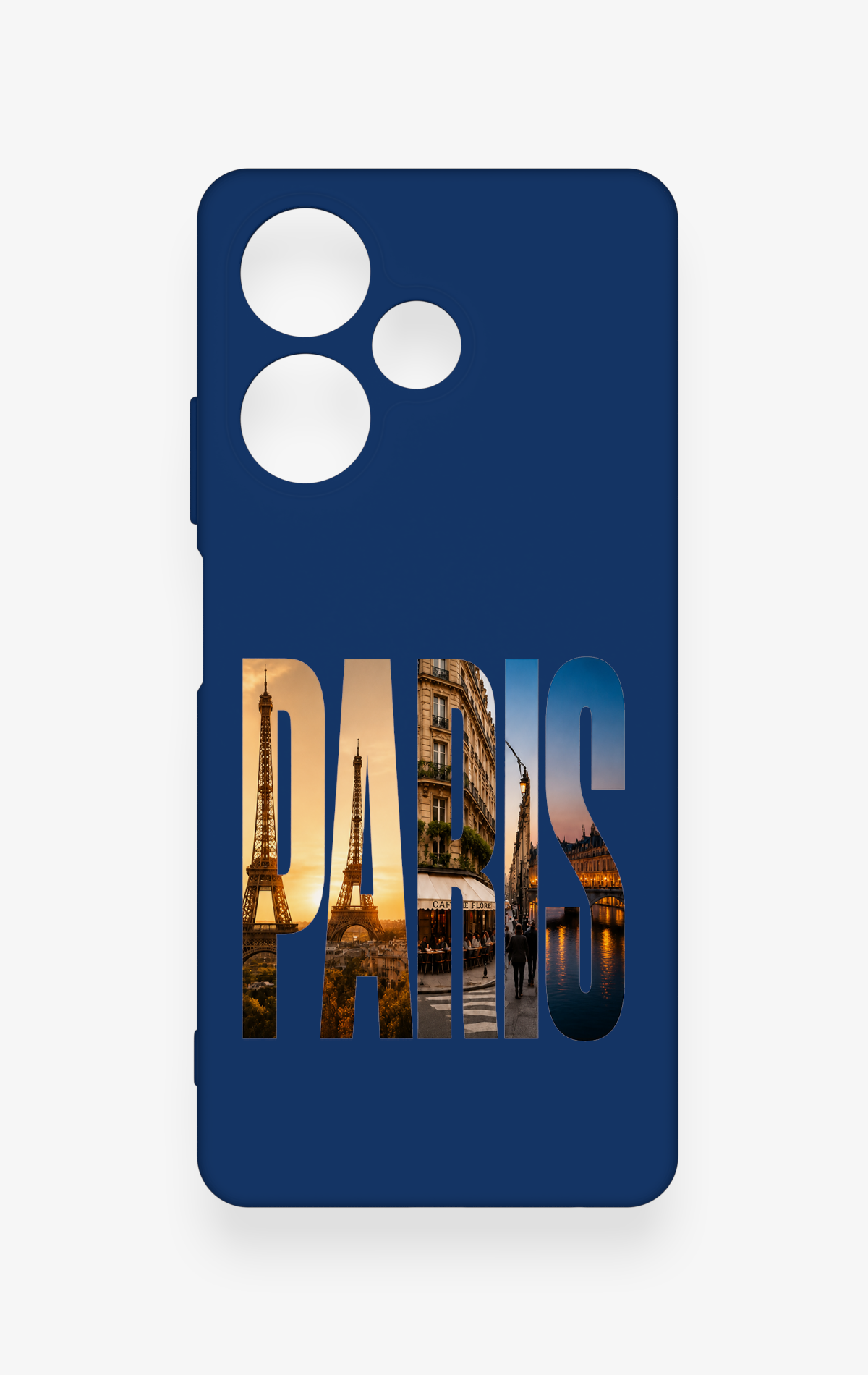 İnfinix Hot 30 Uyumlu Paris Desenli Silikon Kılıf
