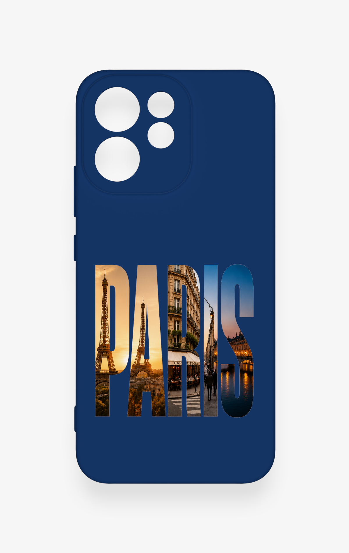 Oppo Reno 15F Uyumlu Paris Desenli Silikon Kılıf