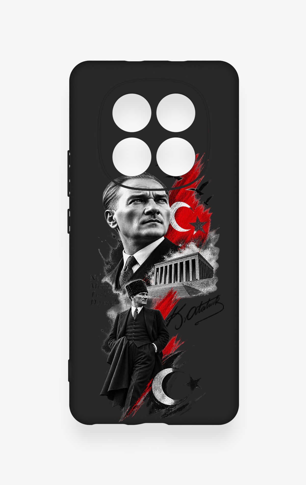 REDMİ NOTE 15 4G Uyumlu Atatürk Anıtkabir Desenli Silikon Kılıf