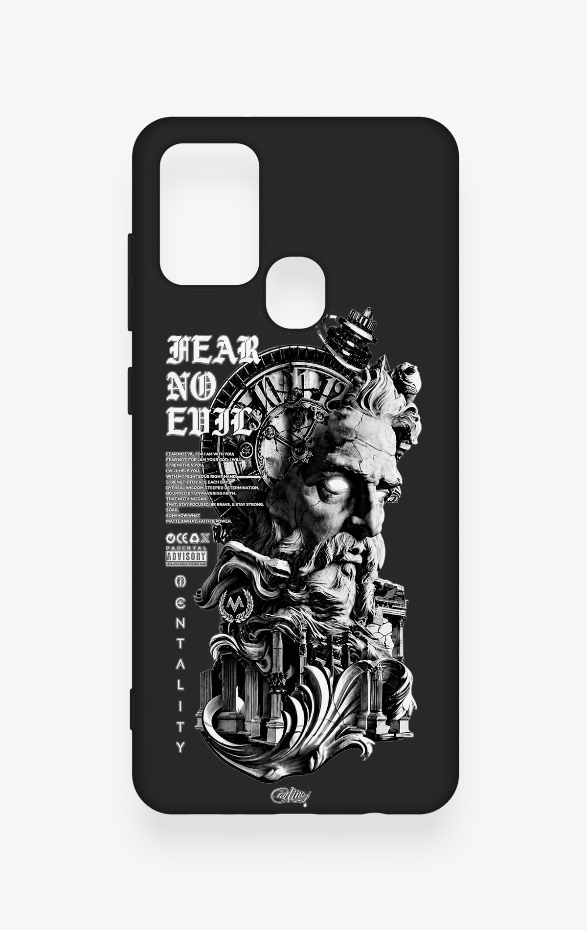 Samsung A21S Uyumlu Fear No Evil Desenli Silikon Kılıf