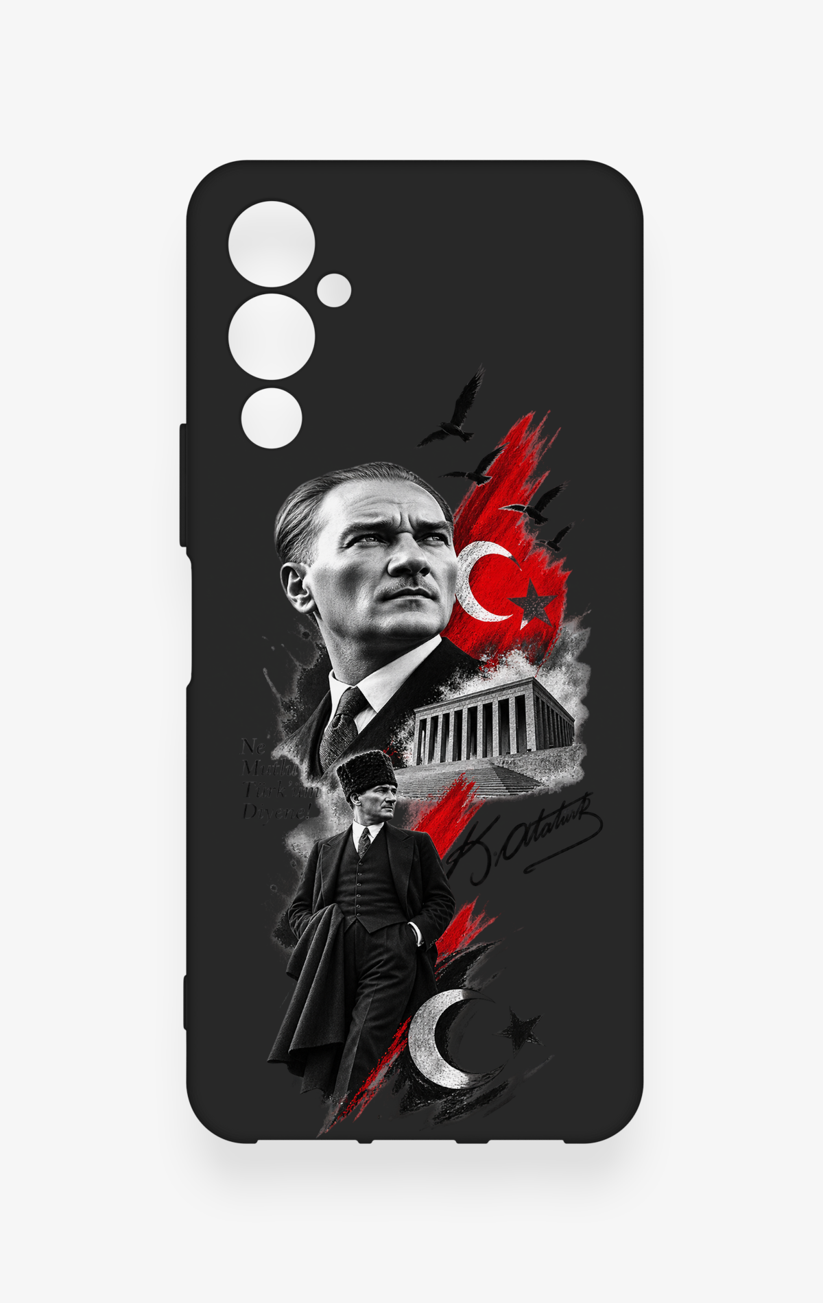 Tecno Pova Neo 4 Uyumlu Atatürk Anıtkabir Desenli Silikon Kılıf