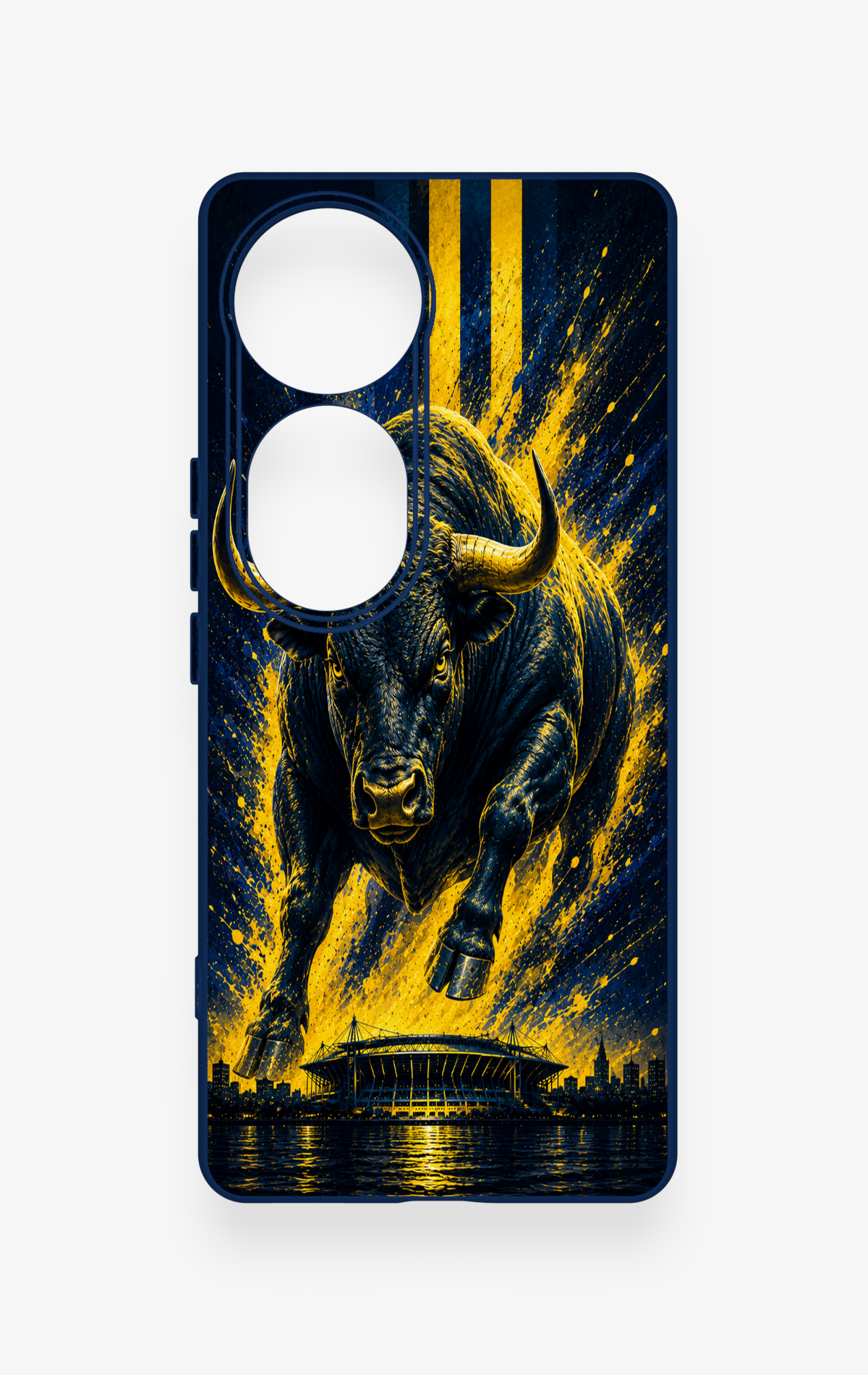 Vivo V40 Uyumlu Kadiköy Boğası Desenli Silikon Kılıf