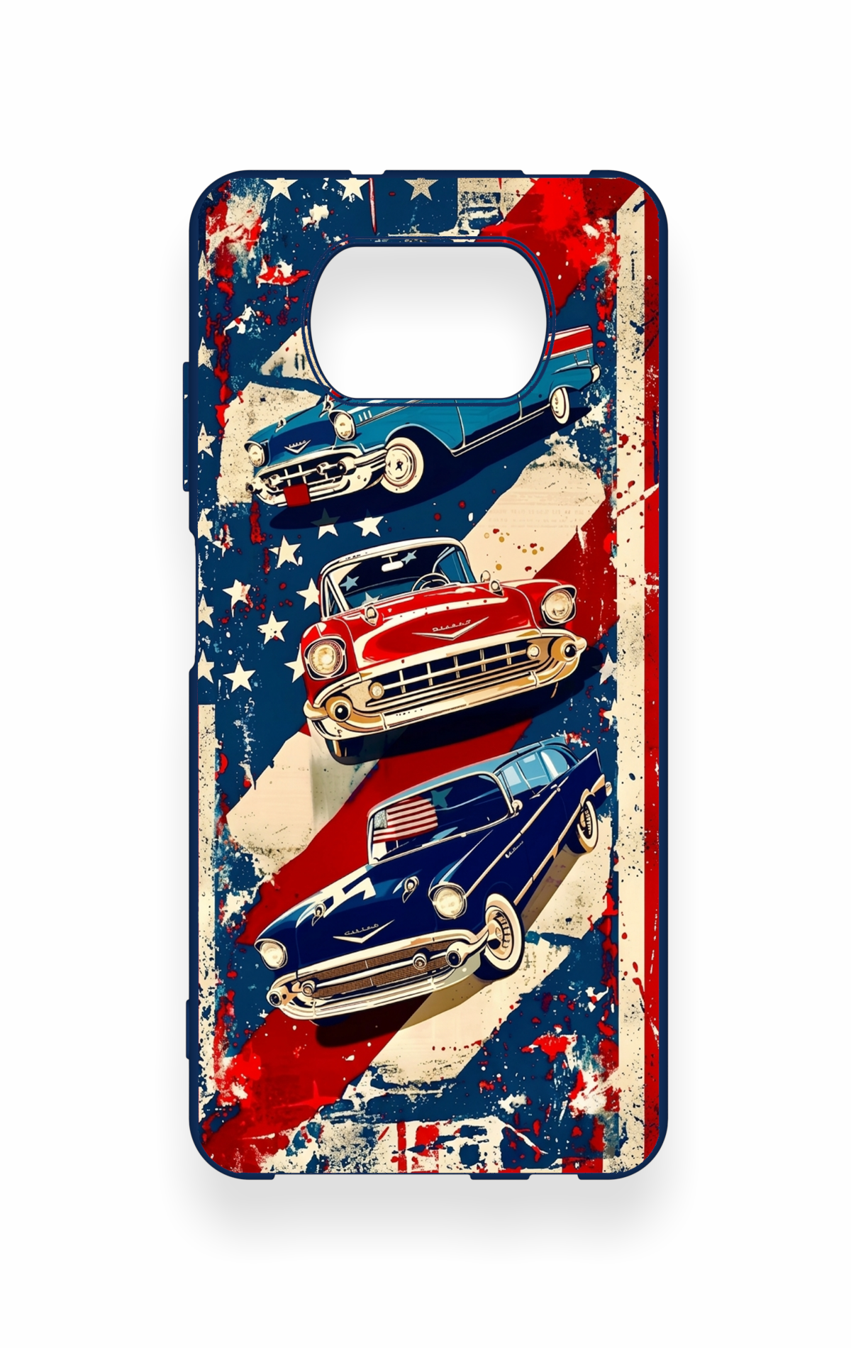 Poco X3 Uyumlu Amerikan Chevrolet Desenli Silikon Kılıf