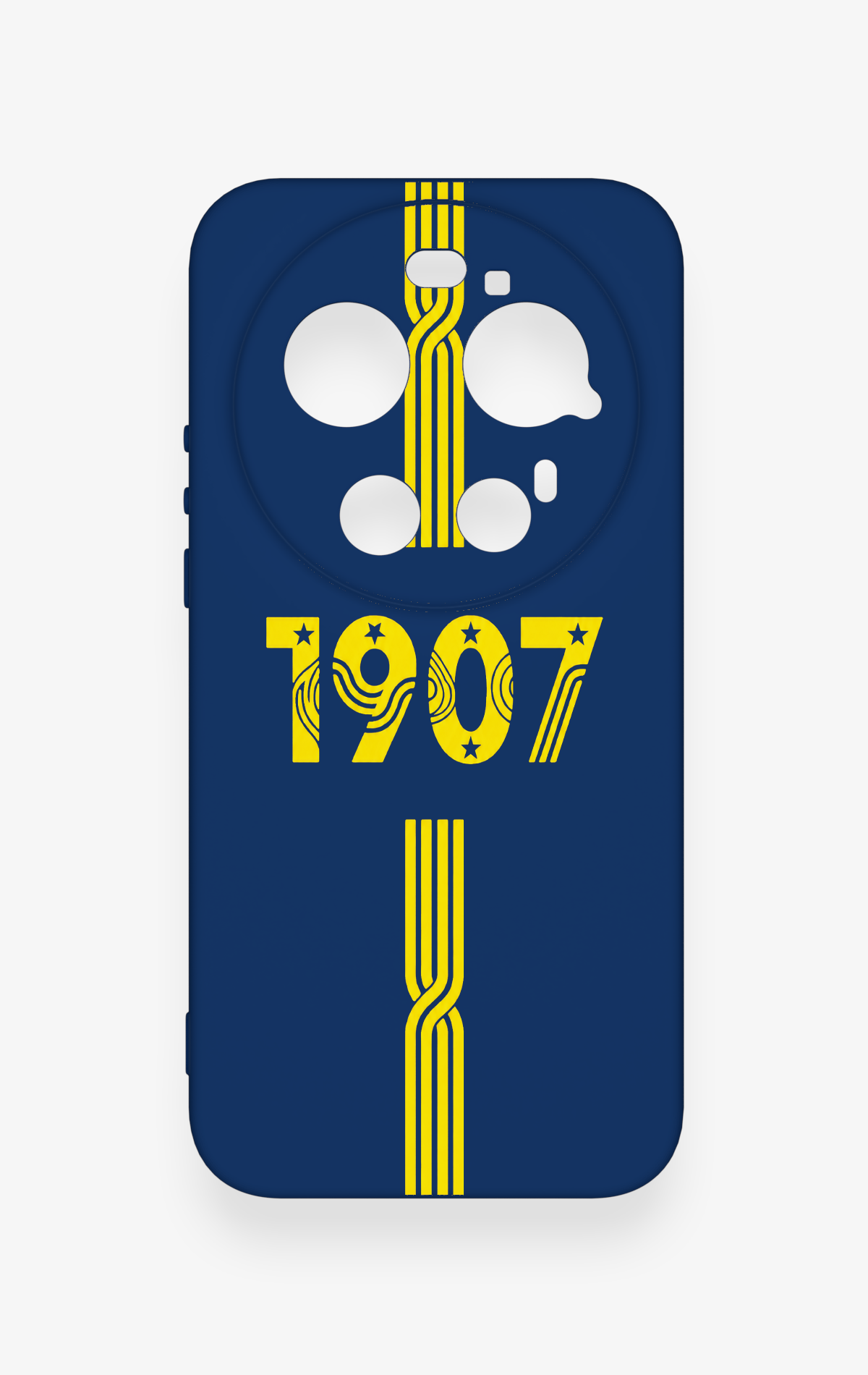 Mi 17 Ultra Uyumlu 1907 Kemer Desenli Silikon Kılıf