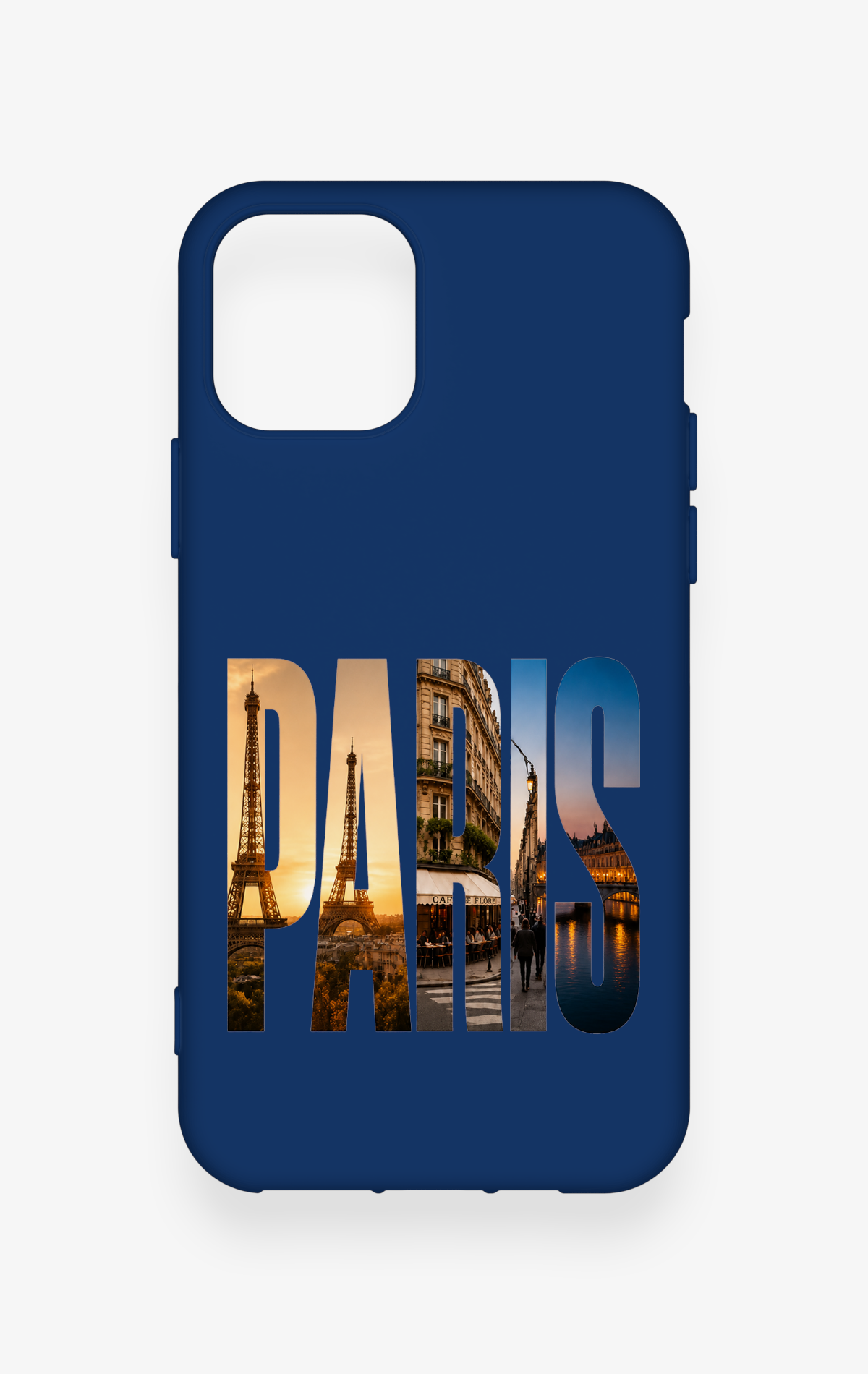 iPhone 11 Pro Uyumlu Paris Desenli Silikon Kılıf
