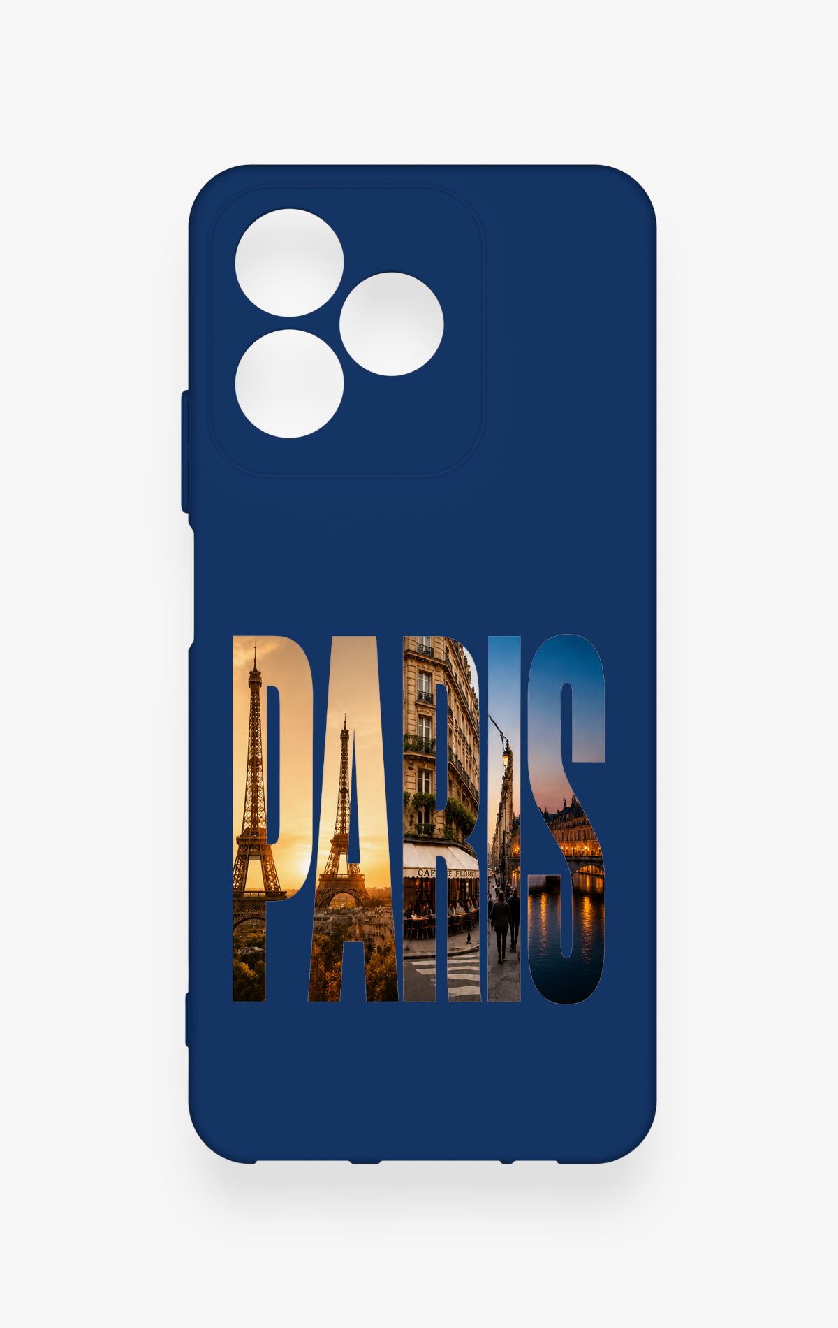 Realme C53 Uyumlu Paris Desenli Silikon Kılıf