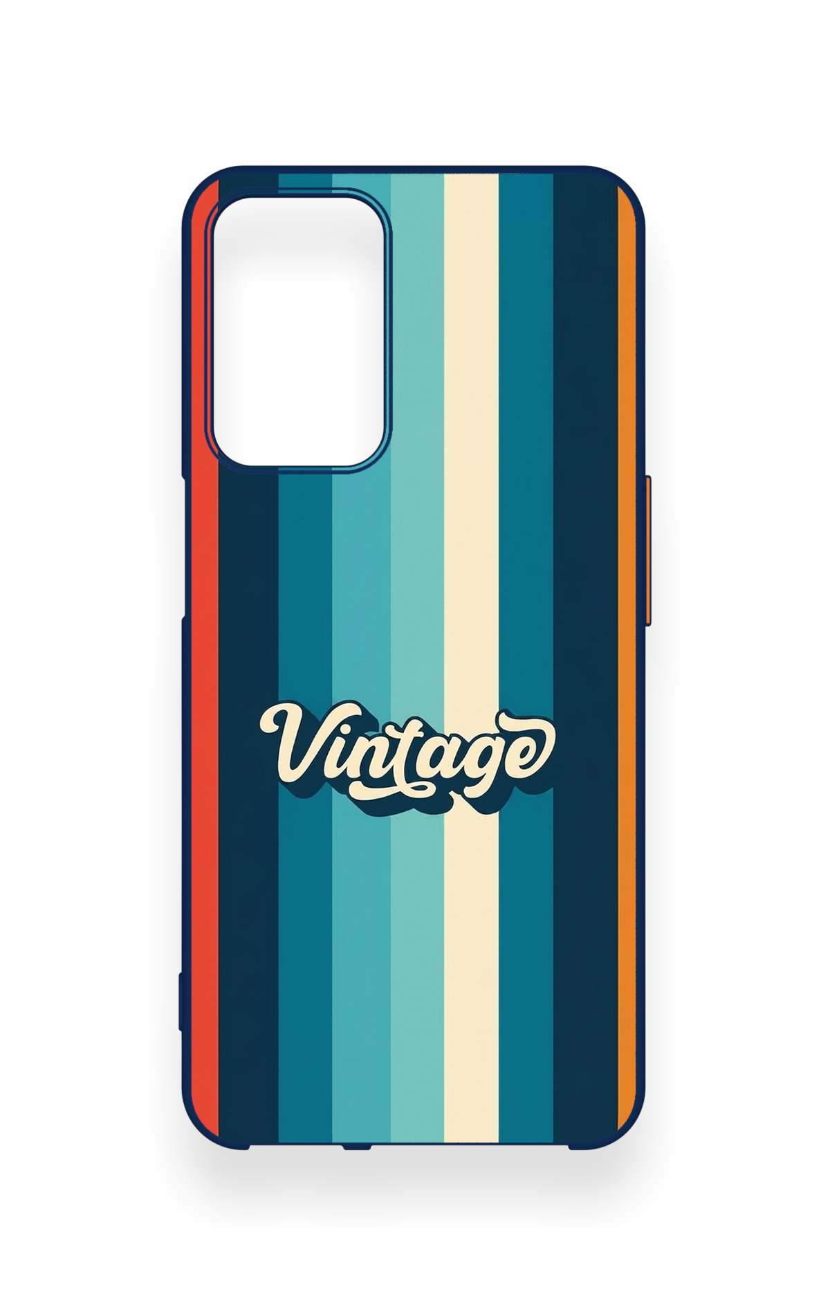 Oppo A16 Uyumlu Vintage Desenli Silikon Kılıf