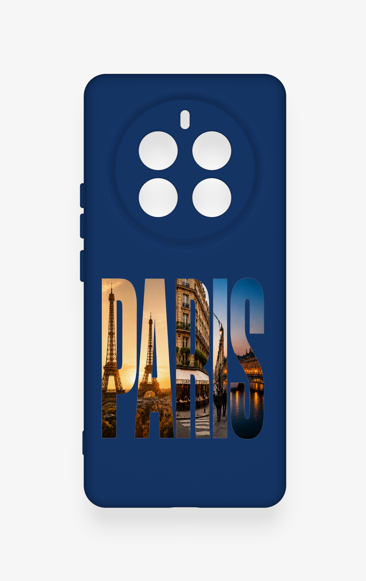 Realme 12 Pro Uyumlu Paris Desenli Silikon Kılıf