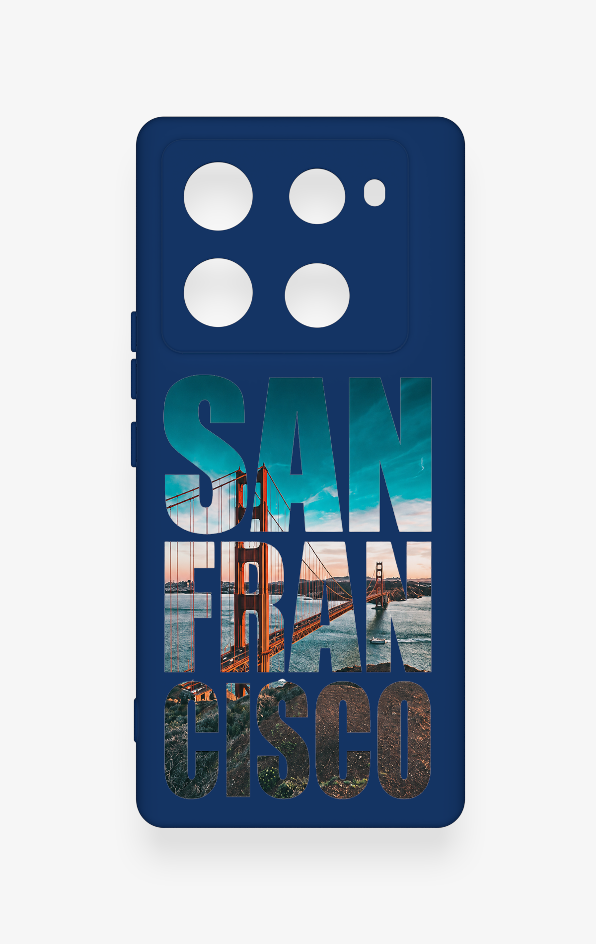 İnfinix Note 40 Pro Uyumlu San Francisco Desenli Silikon Kılıf
