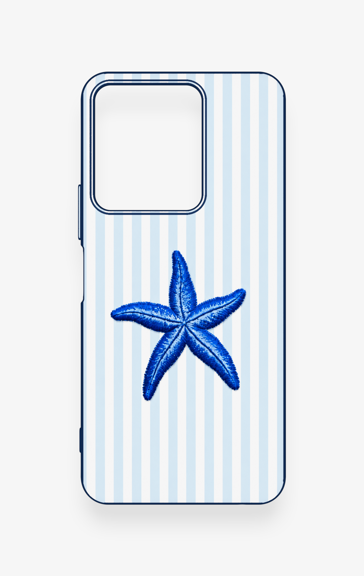 Vivo Y35 Uyumlu Mavi Deniz Yıldızı Desenli Silikon Kılıf