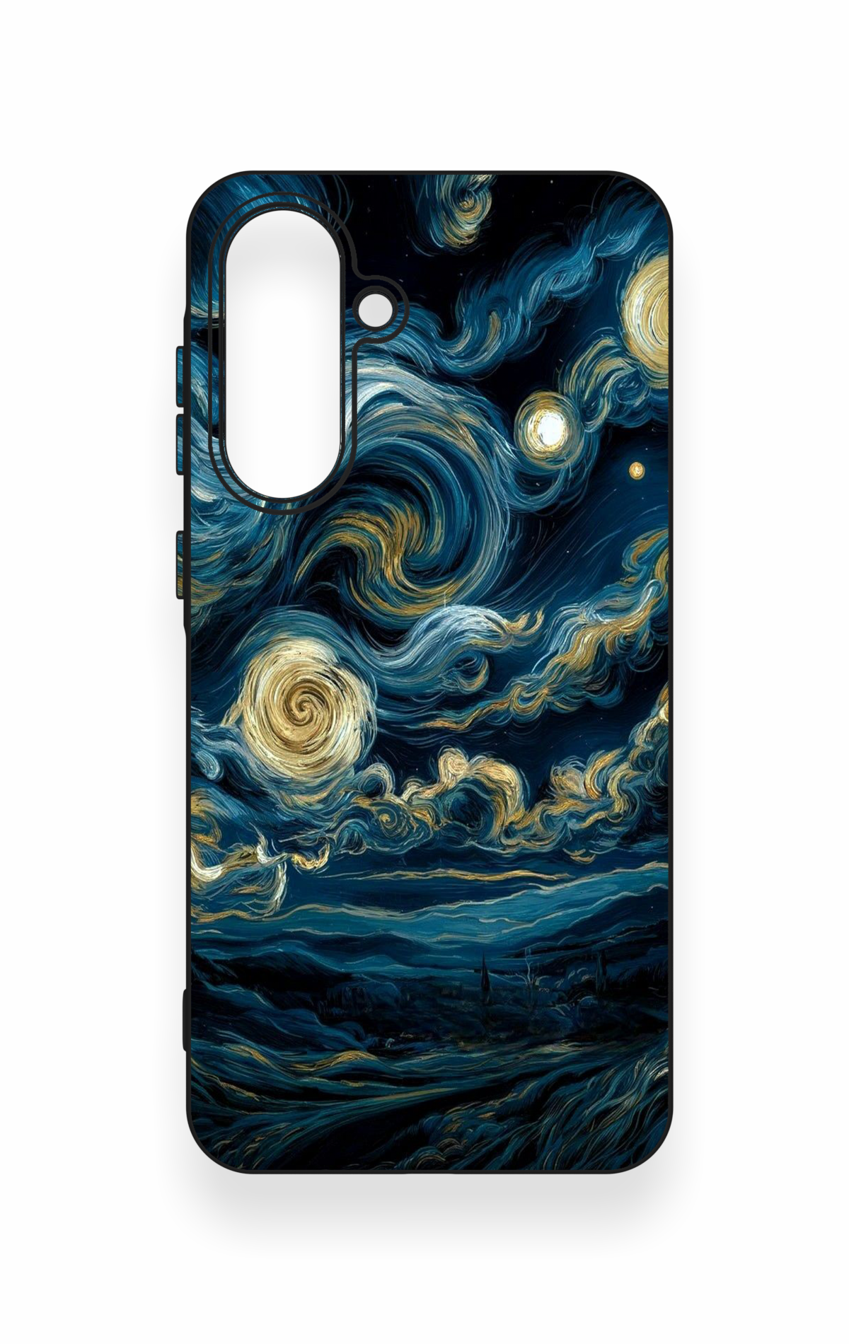Samsung A56 Uyumlu Yıldızlı Gece Desenli Silikon Kılıf