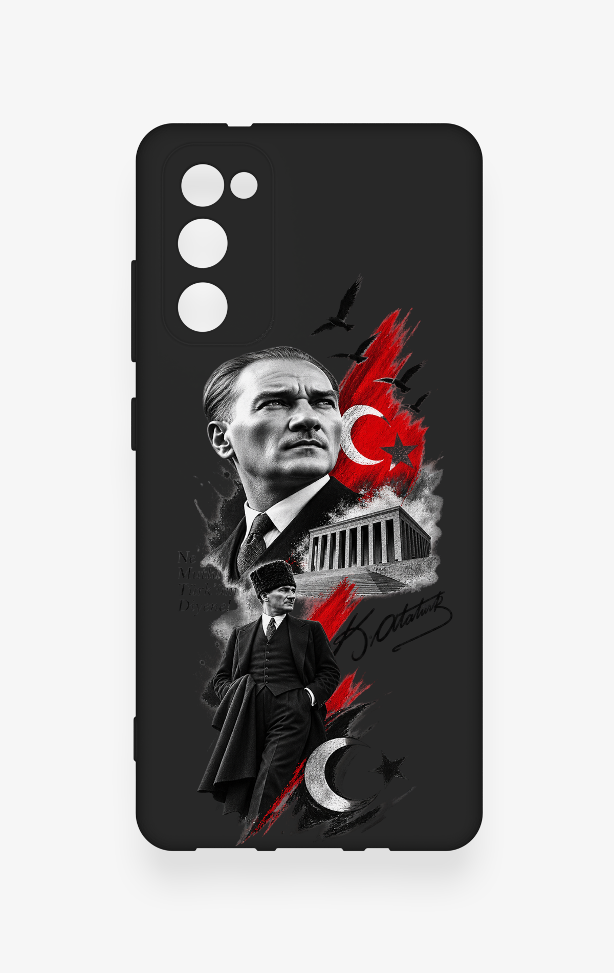 Samsung S20Fe Uyumlu Atatürk Anıtkabir Desenli Silikon Kılıf