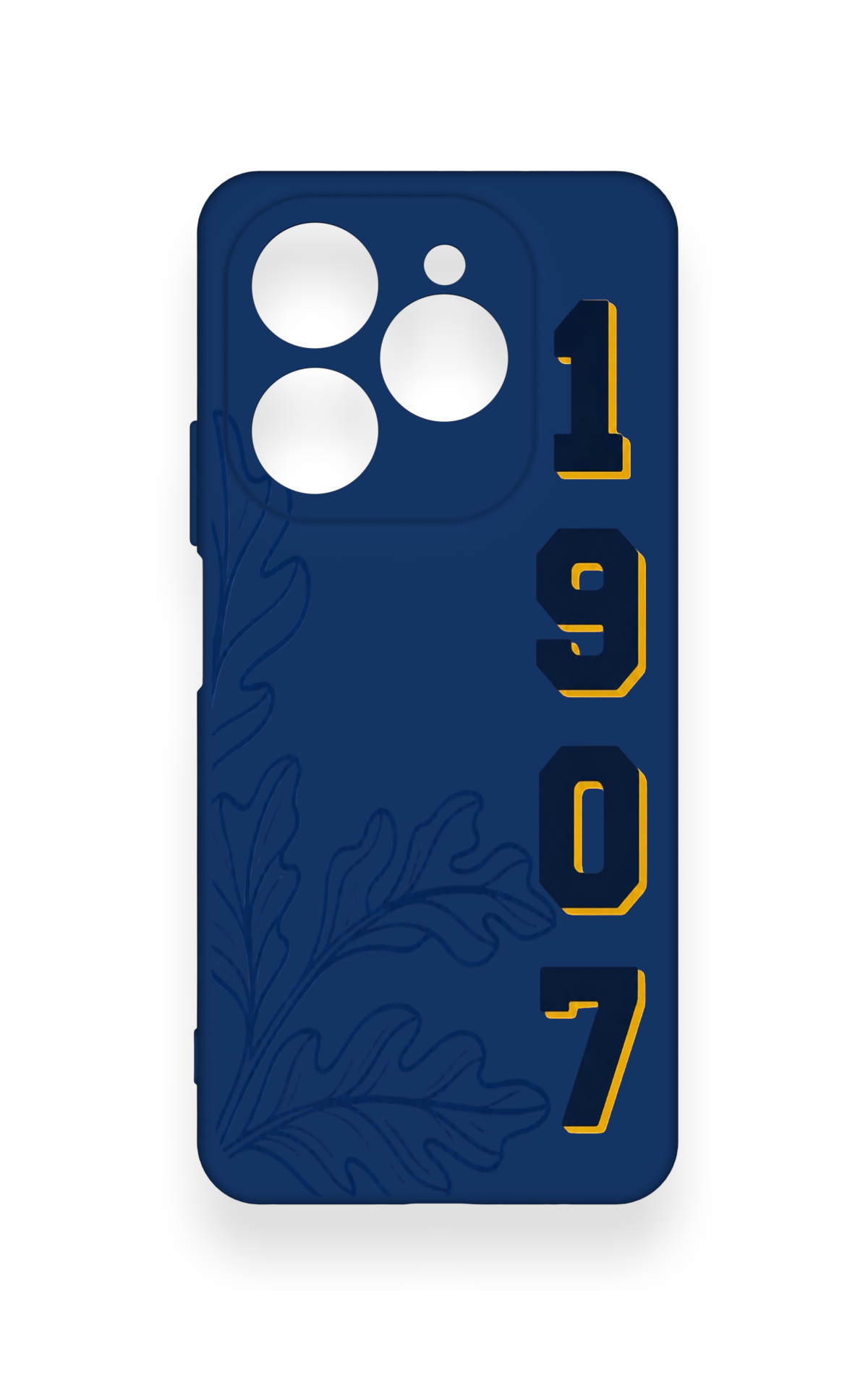 Tecno Spark 20 Pro Uyumlu 1907 Palamut Desenli Silikon Kılıf