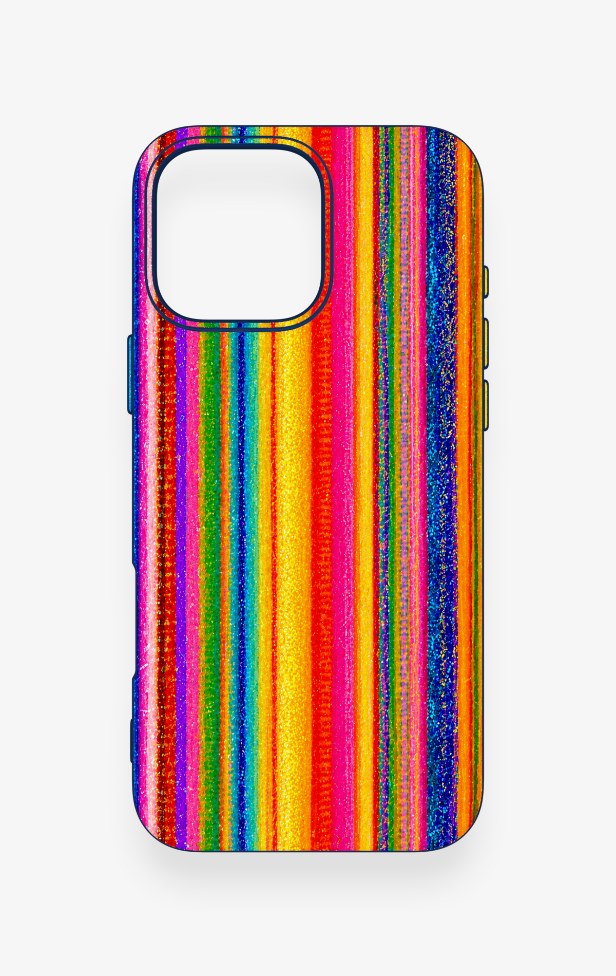 iPhone 16 Pro Max Uyumlu Rengarenk Desenli Silikon Kılıf