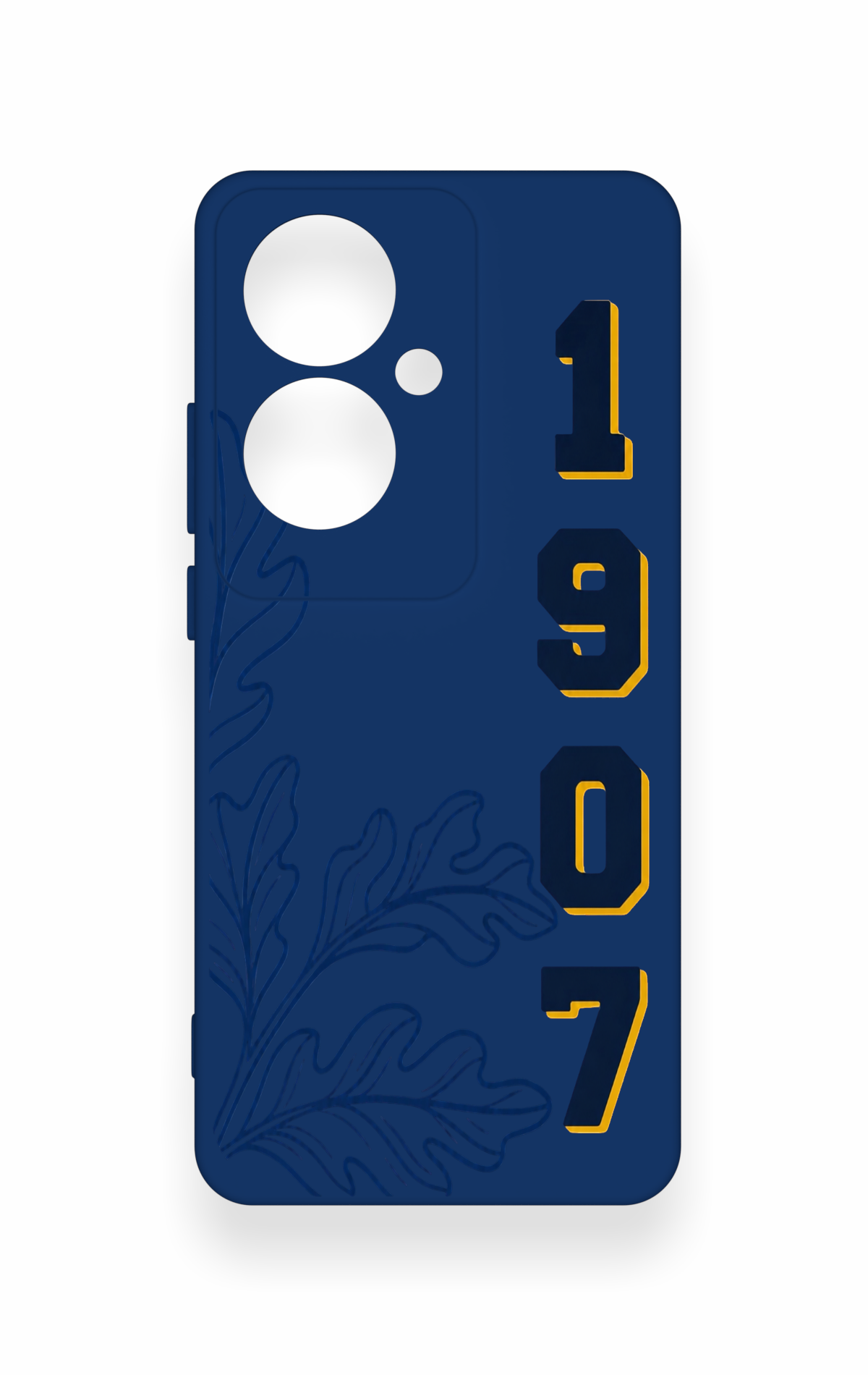 Oppo Reno 11F Uyumlu 1907 Palamut Desenli Silikon Kılıf