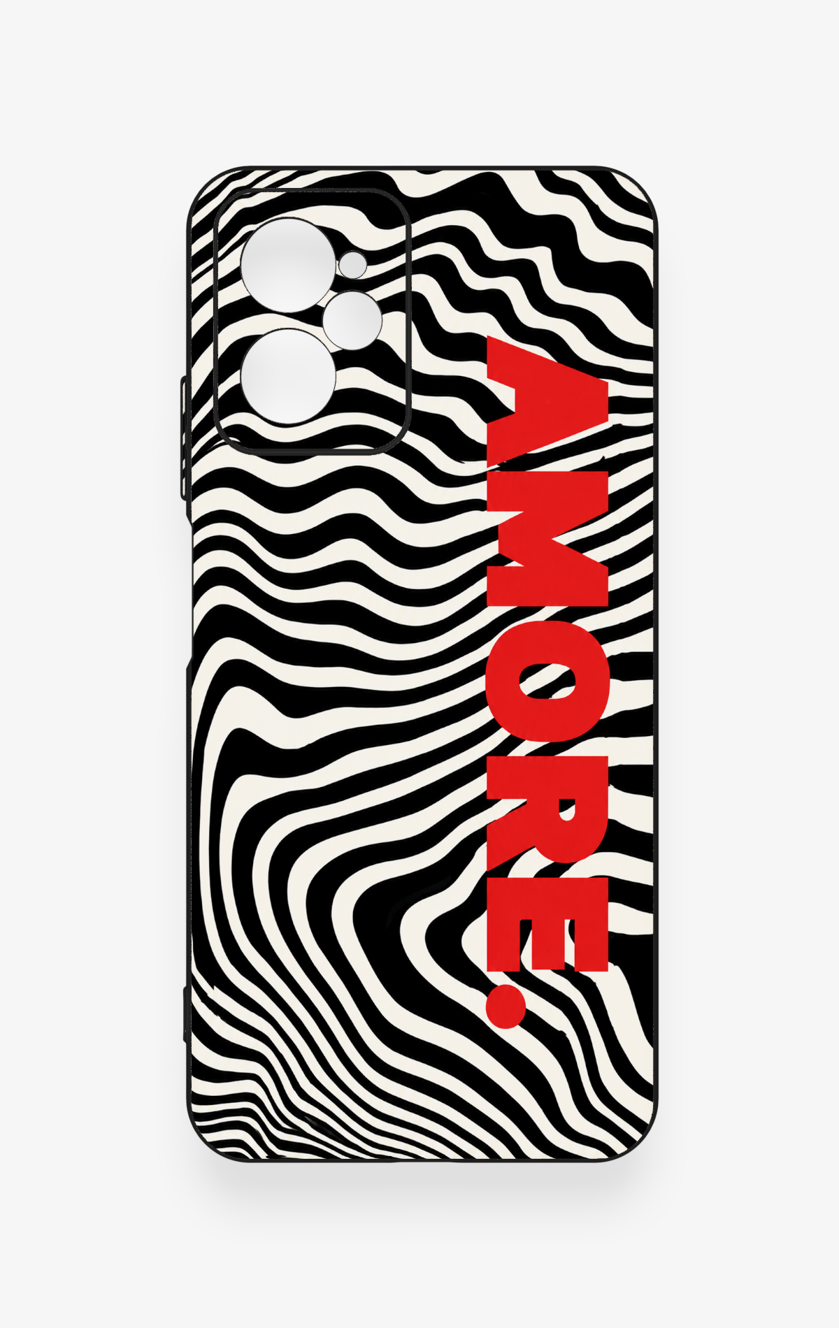 Casper Via X30 Uyumlu Zebra Amore Desenli Silikon Kılıf