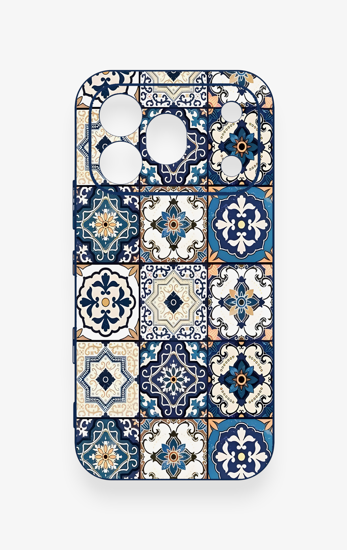 Honor 600 Pro Uyumlu Mozaik Çini Desenli Silikon Kılıf