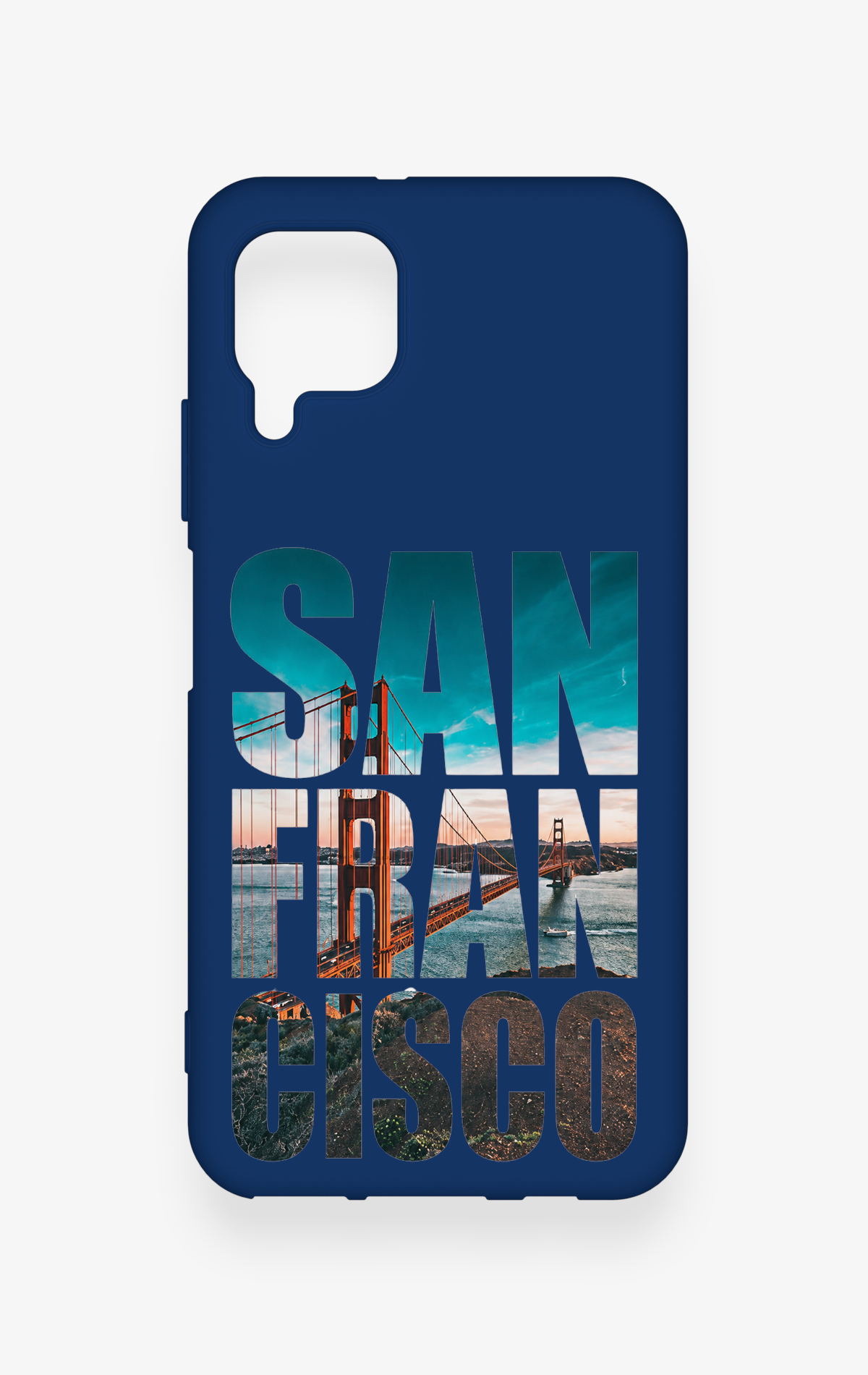 Huawei P40 Lite Uyumlu San Francisco Desenli Silikon Kılıf