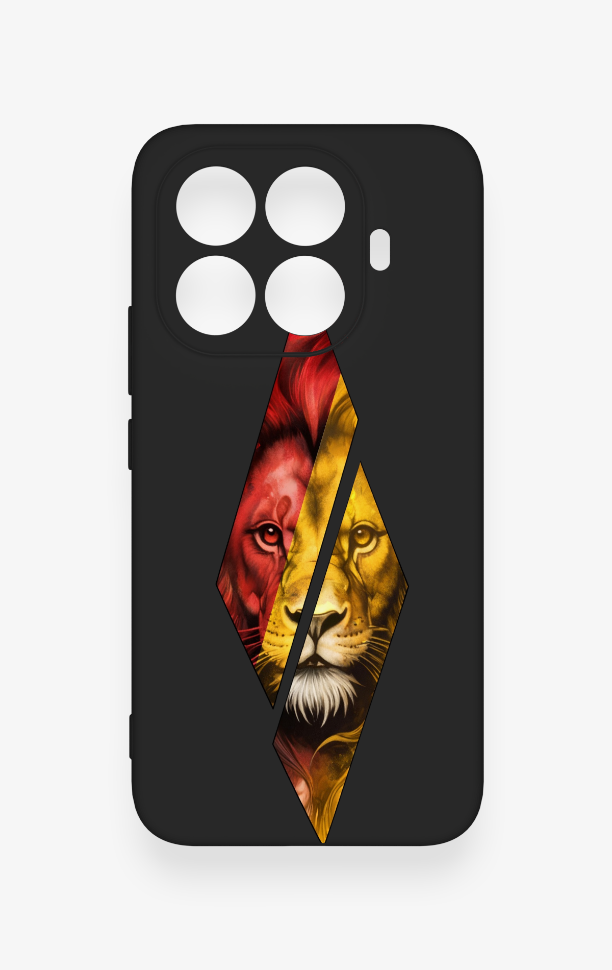 Mi 15T PRO Uyumlu Kesik Aslan Desenli Silikon Kılıf