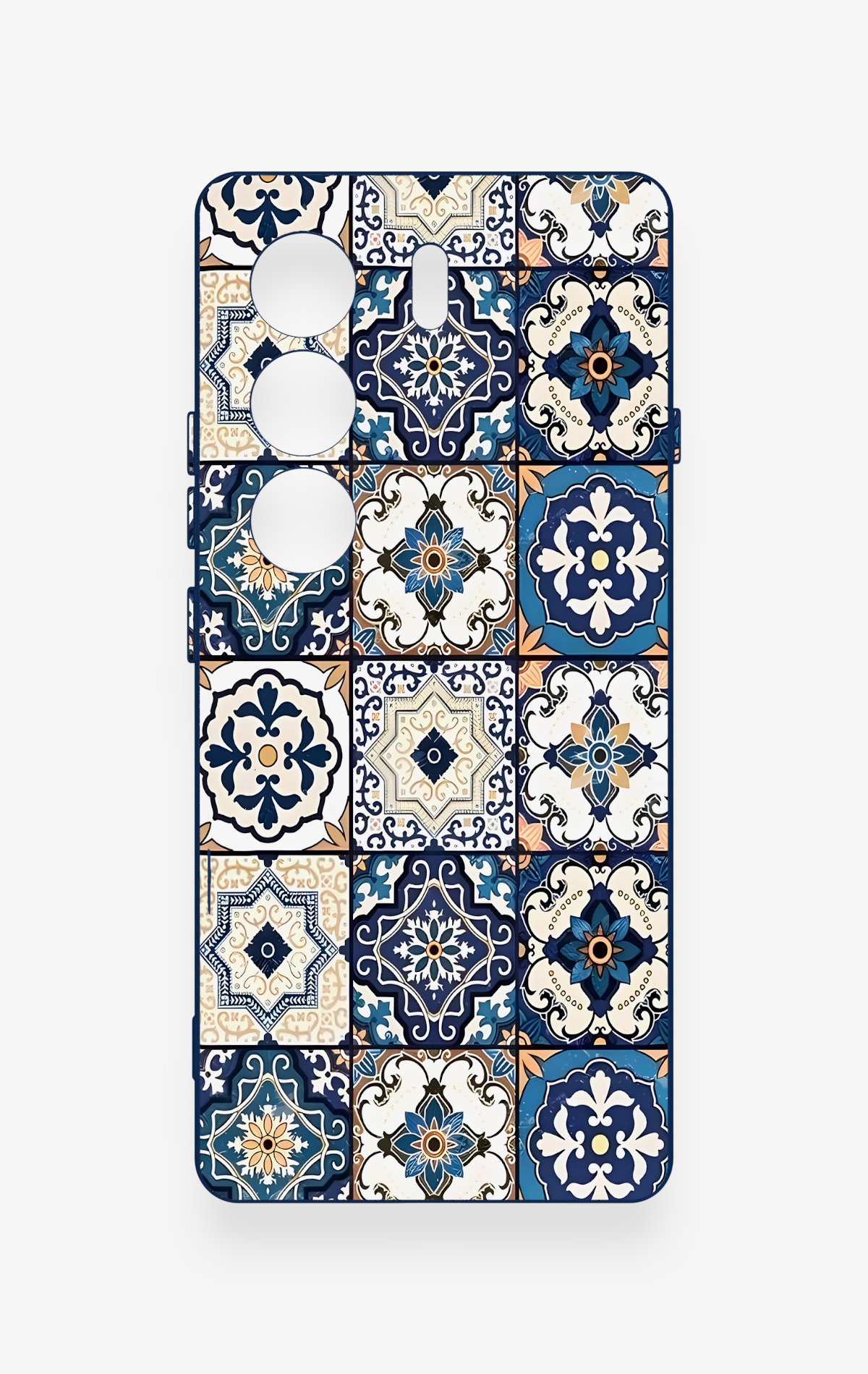 Tecno Camon 40 4G Uyumlu Mozaik Çini Desenli Silikon Kılıf